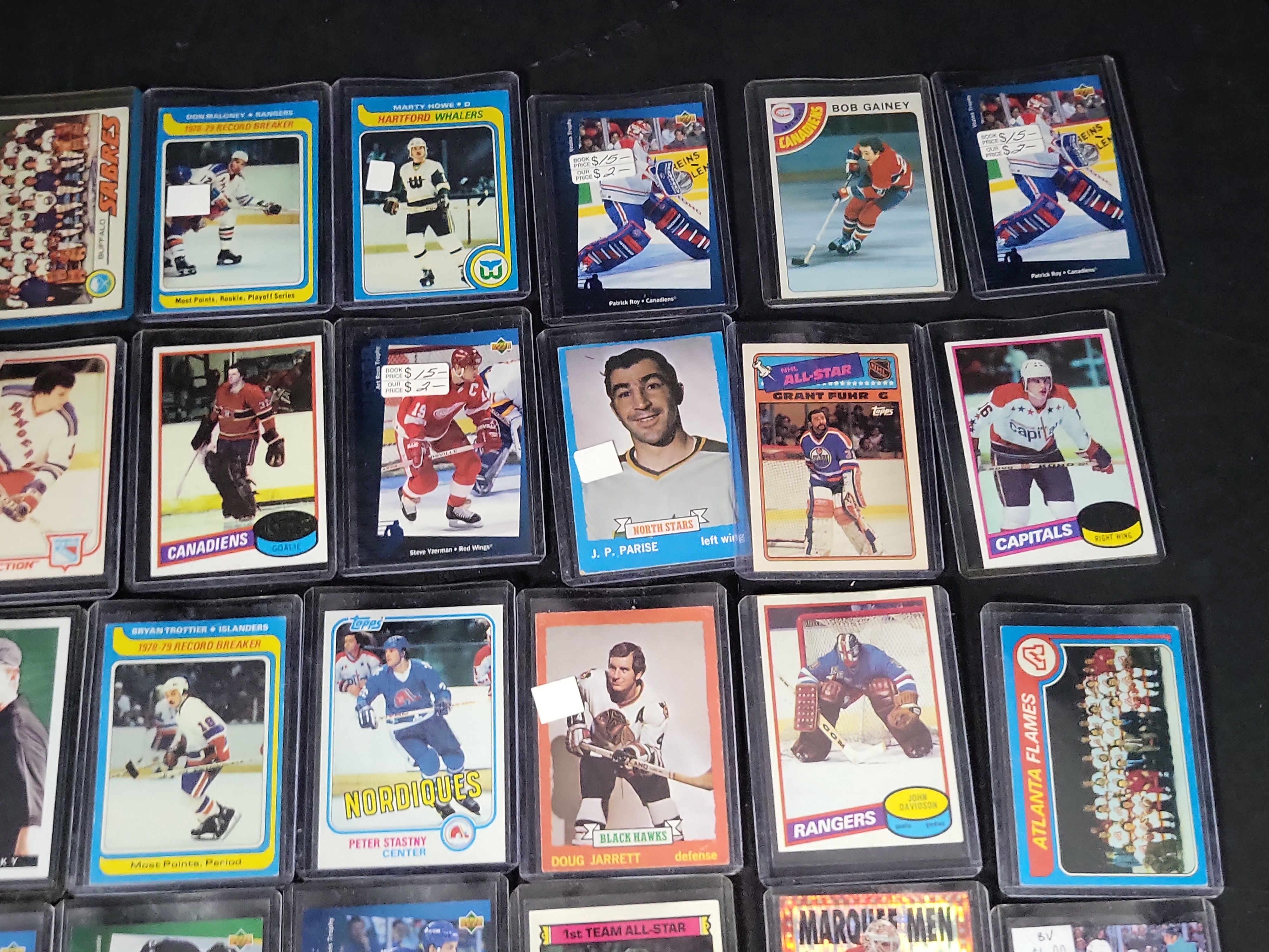 I03834 | A Collection of Vintage and Modern NHL Hockey Trading Cards Including Hall of Famers and Rookies