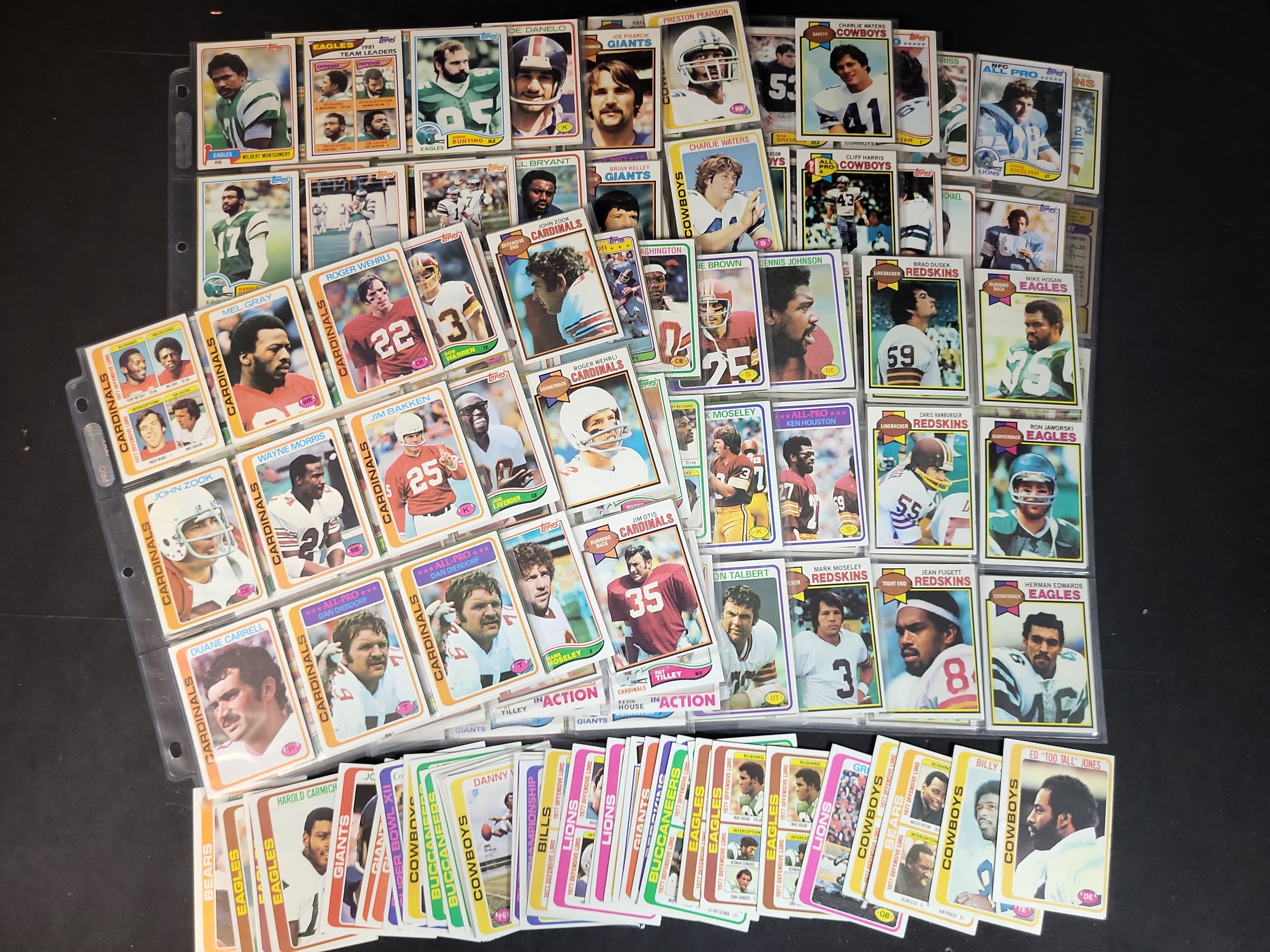 I03870 | A Collection of Vintage Topps NFL Football Trading Cards, Circa 1977-1981