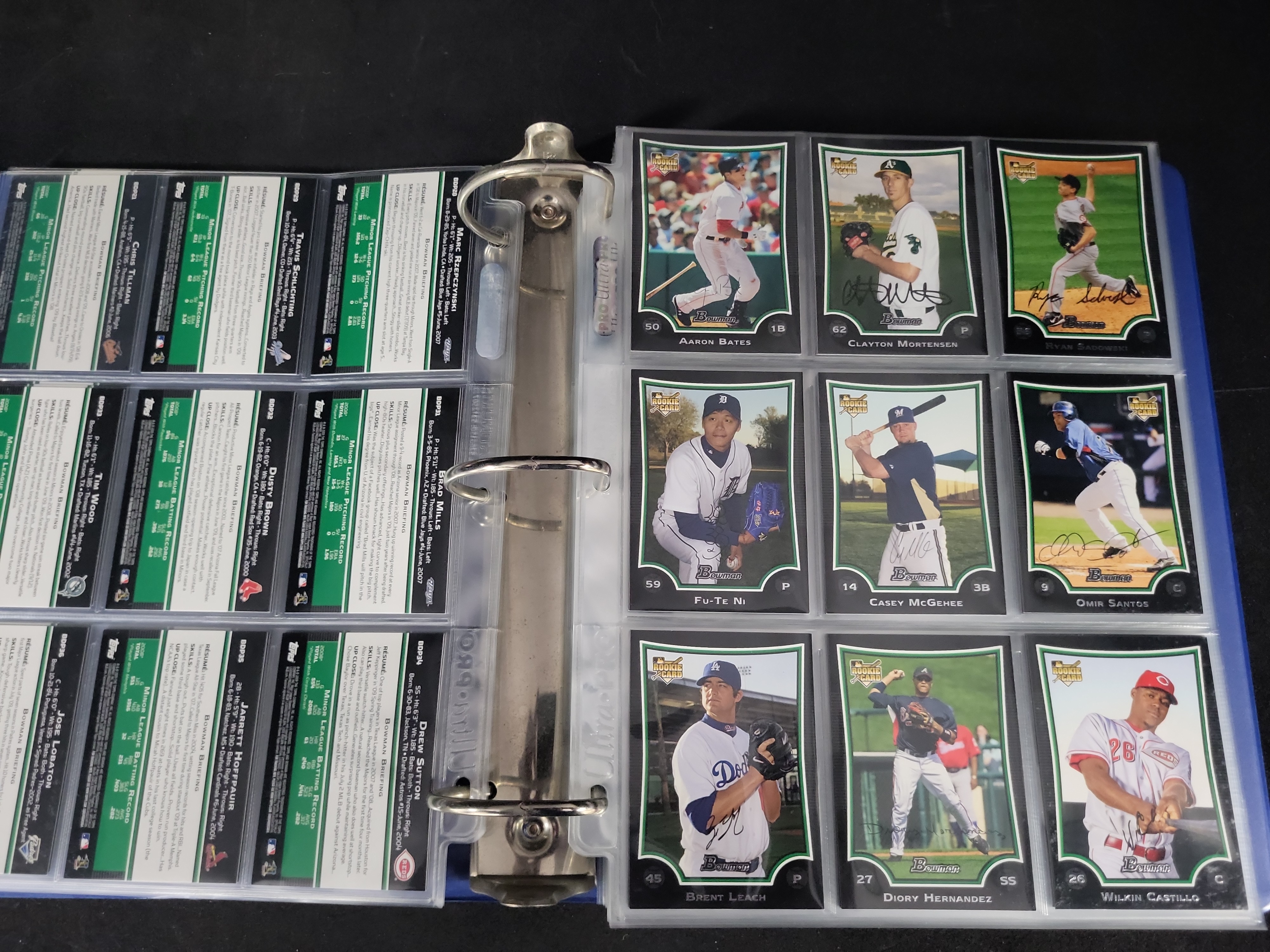 I01977 | A Collection of 2009 Bowman and Bowman Chrome Baseball Cards