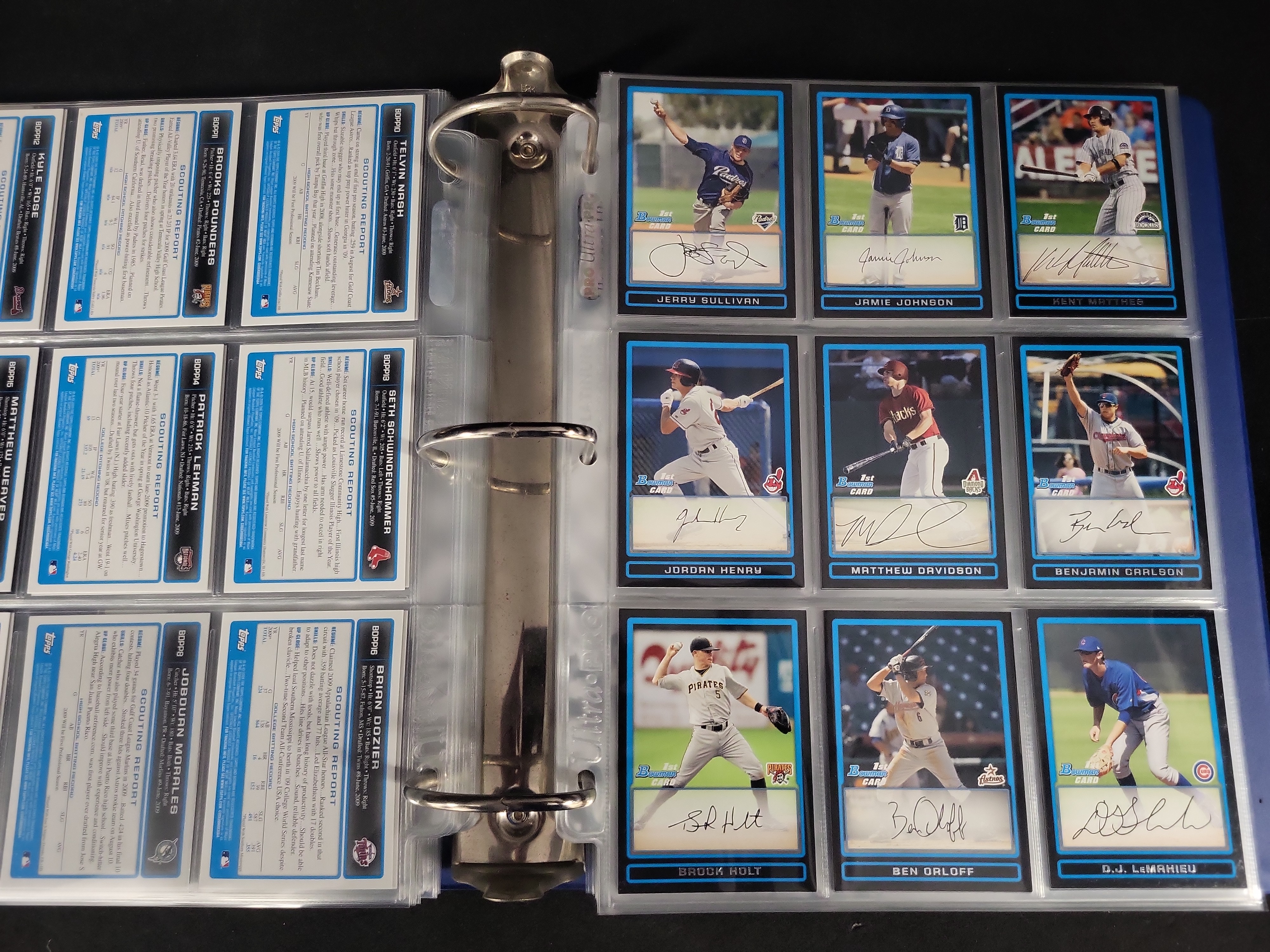 I01977 | A Collection of 2009 Bowman and Bowman Chrome Baseball Cards
