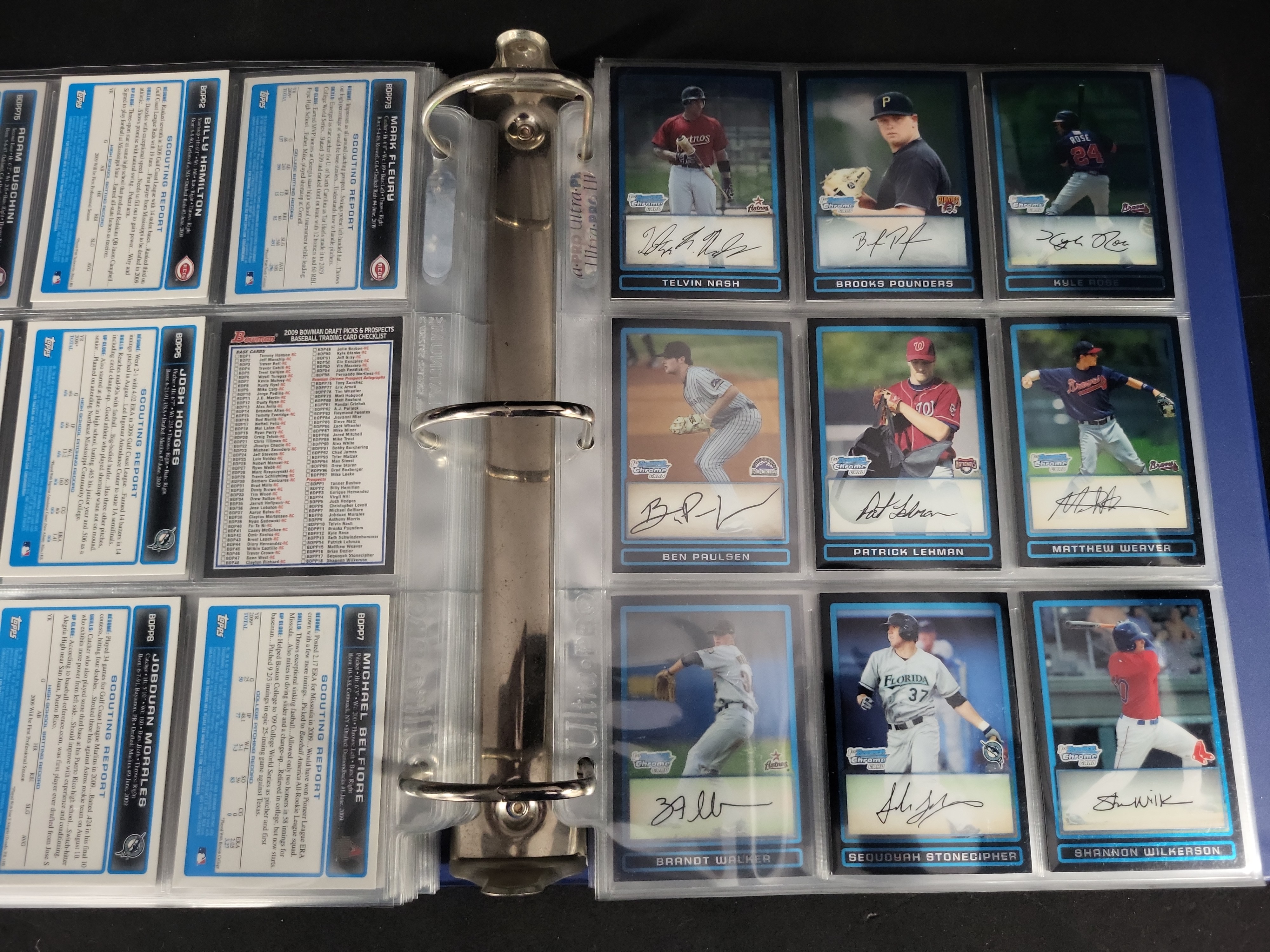 I01977 | A Collection of 2009 Bowman and Bowman Chrome Baseball Cards