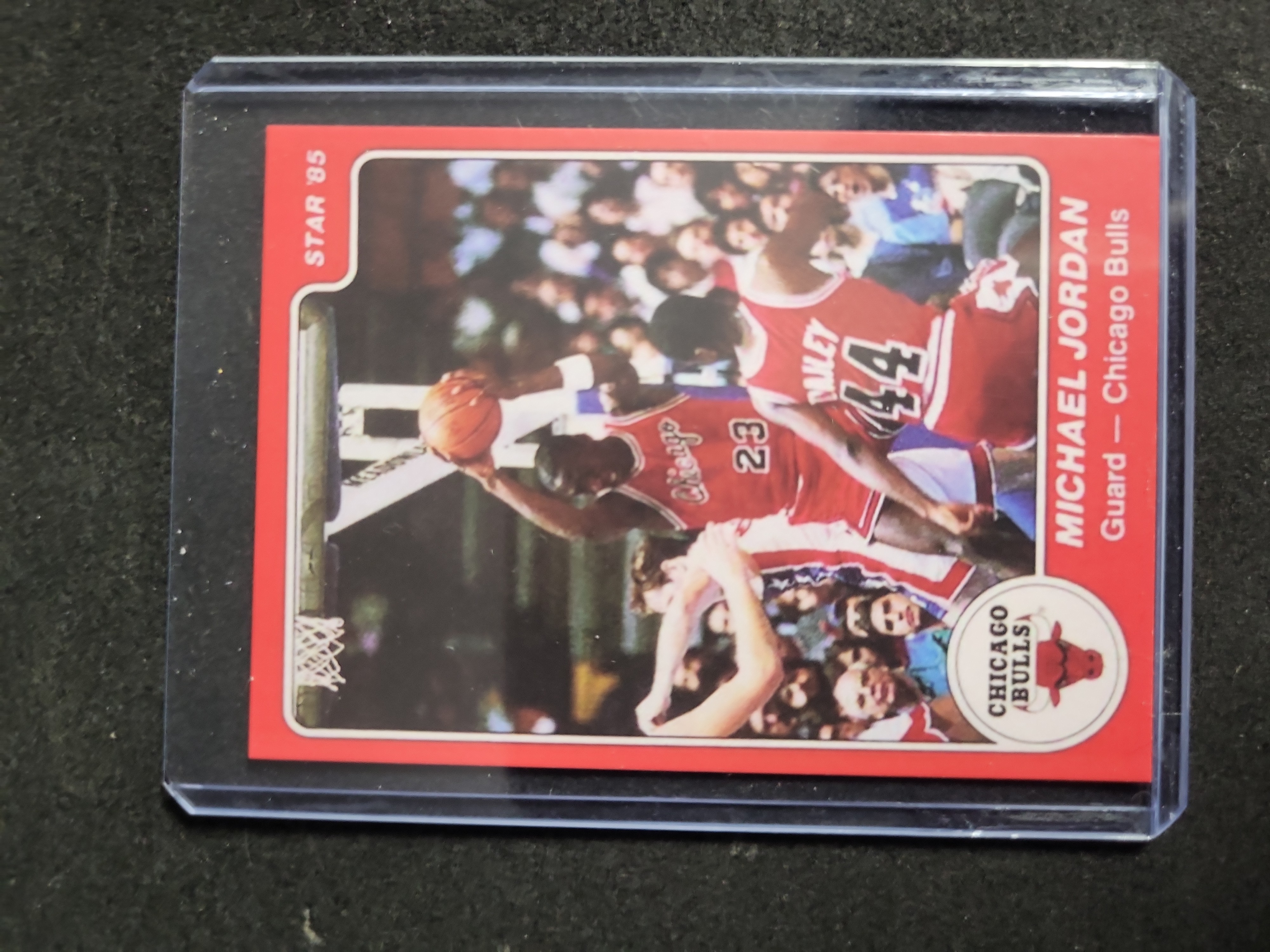 I03293 | Six REPRINT Michael Jordan Vintage Basketball Trading Cards Including 1986-87 Fleer