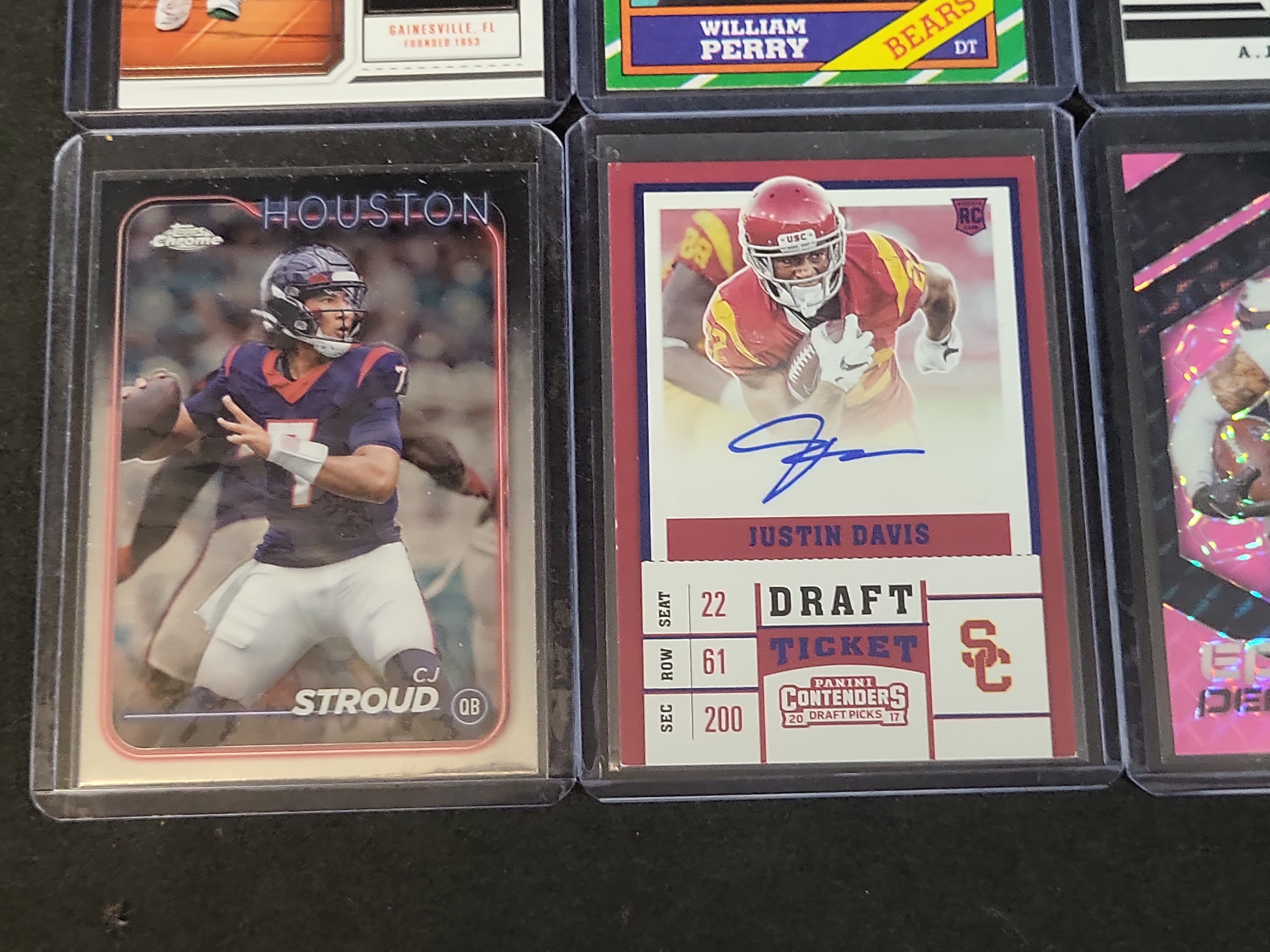 I03640 | A Collection of Sixteen American Football Trading Cards Including C.J. Stroud and Tom Brady