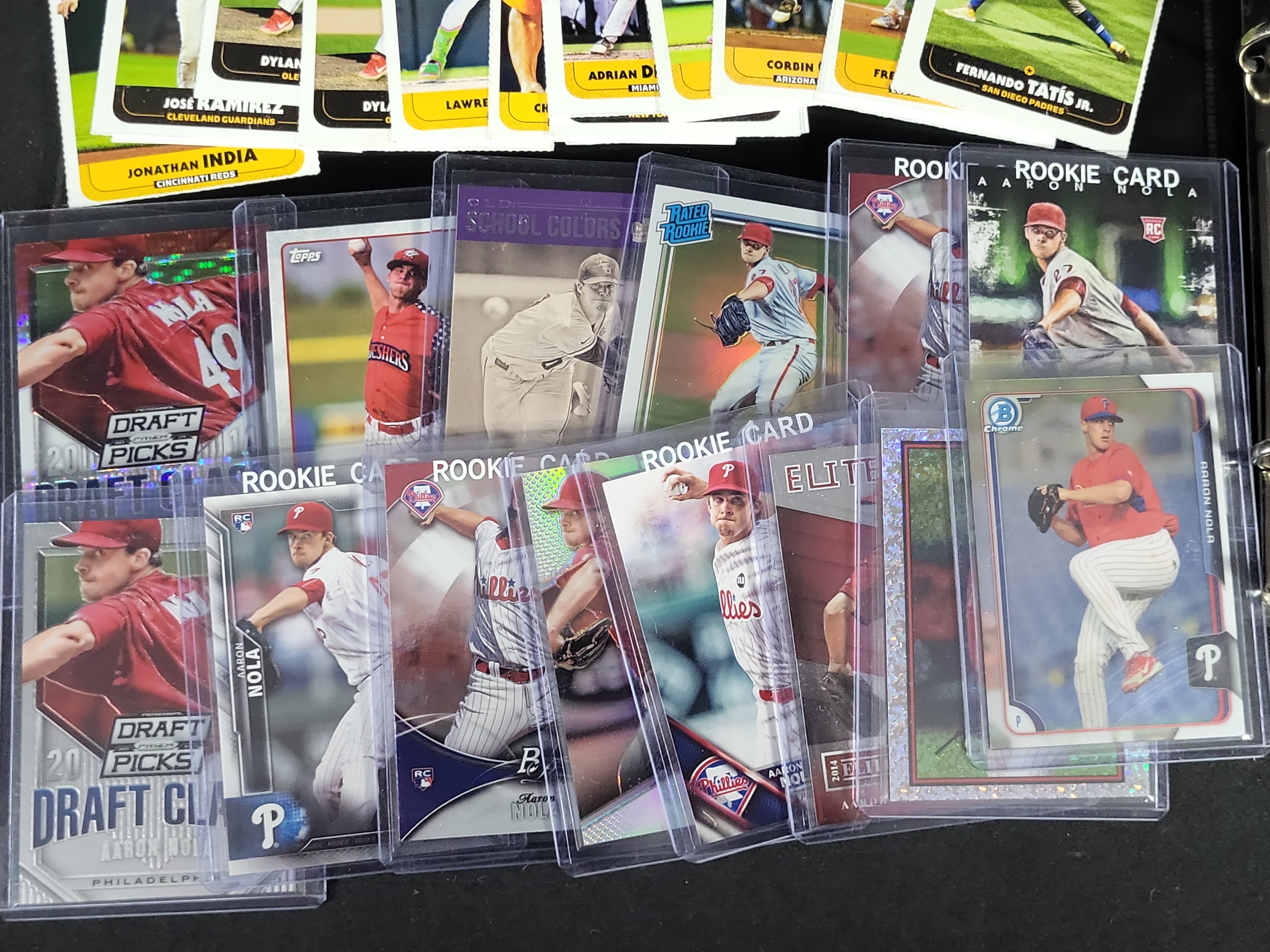 I03446 | A Collection of Modern Baseball Trading Cards Featuring 2014 Panini Elite Extra Edition Near Set, Aaron Nola Rookies, and Parallels