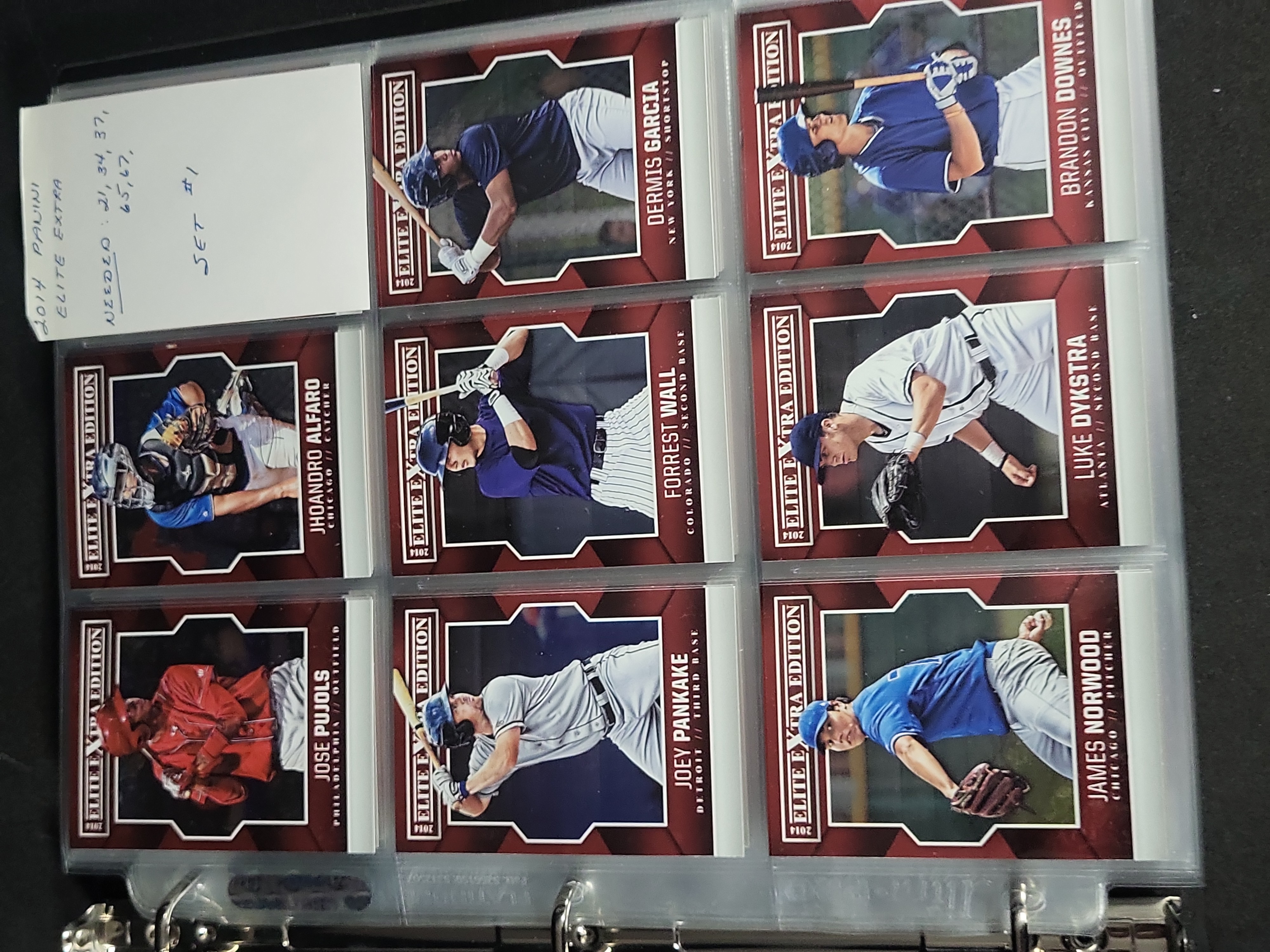 I03446 | A Collection of Modern Baseball Trading Cards Featuring 2014 Panini Elite Extra Edition Near Set, Aaron Nola Rookies, and Parallels