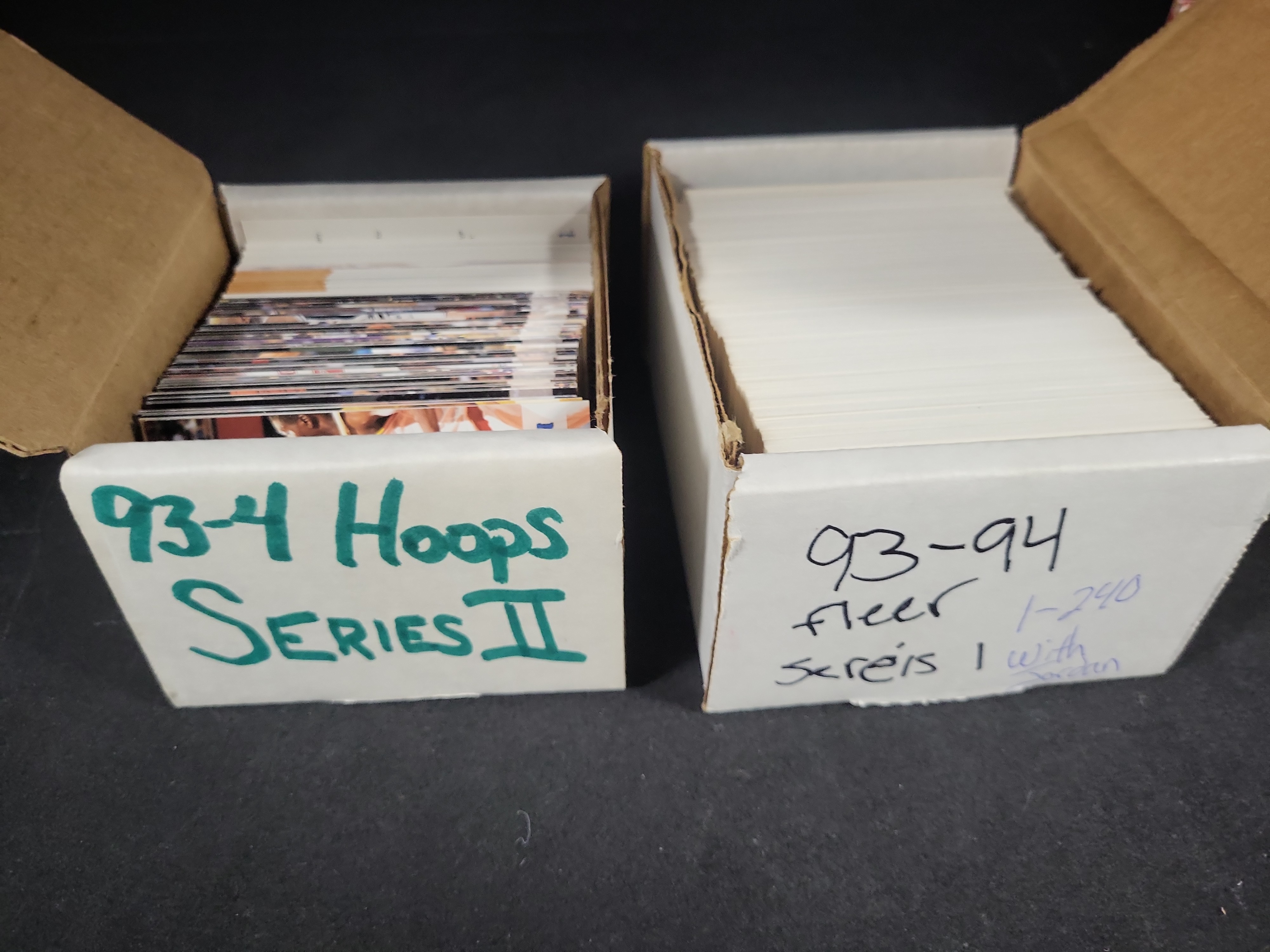I03808 | A Collection of 1990s Basketball Trading Cards Including Fleer, Hoops, and Topps Sets