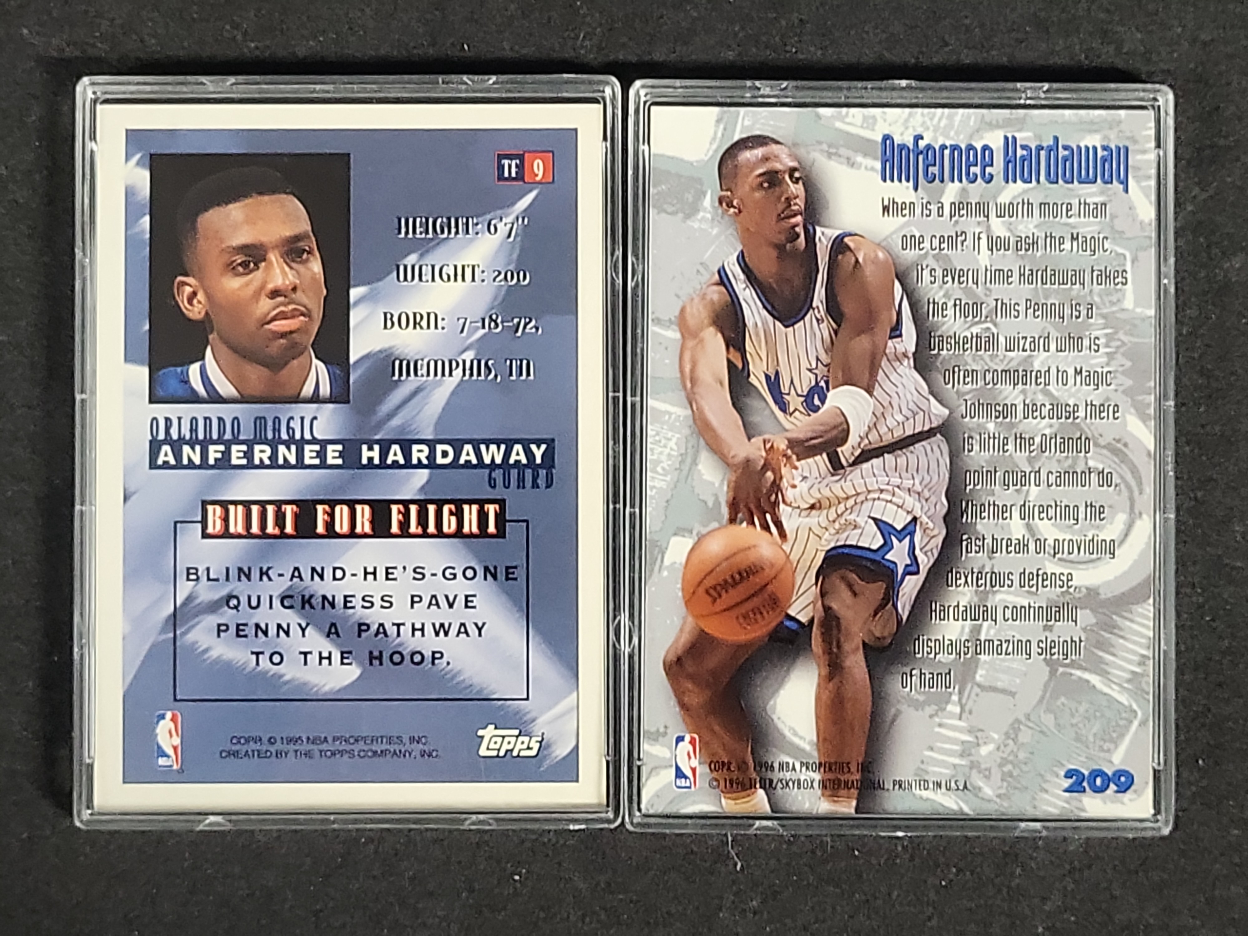 I03813 | A Collection of Mid-1990s Anfernee Penny Hardaway Basketball Trading Cards