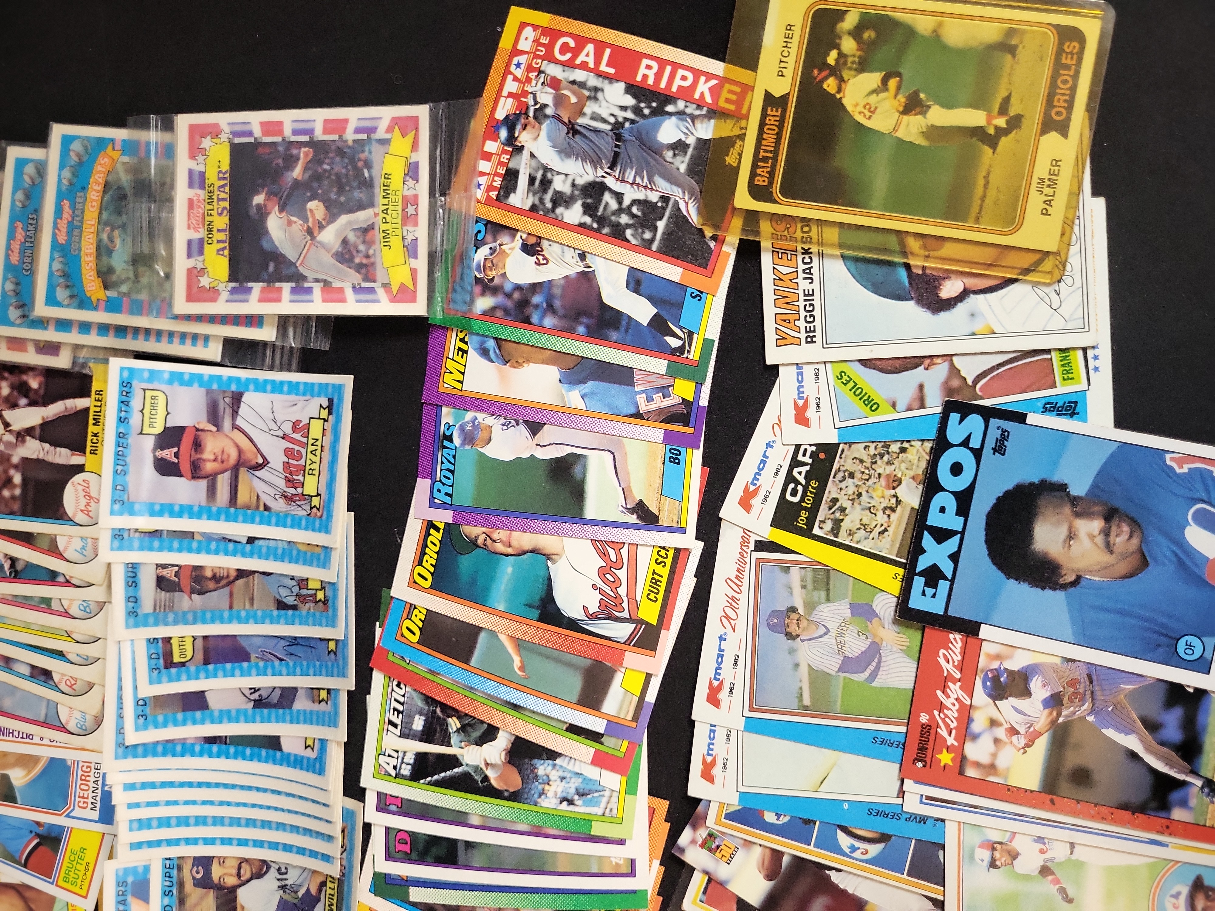 I03886 | A Collection of Assorted MLB Baseball Cards from 1974-1991 Featuring Nolan Ryan and Hall of Famers