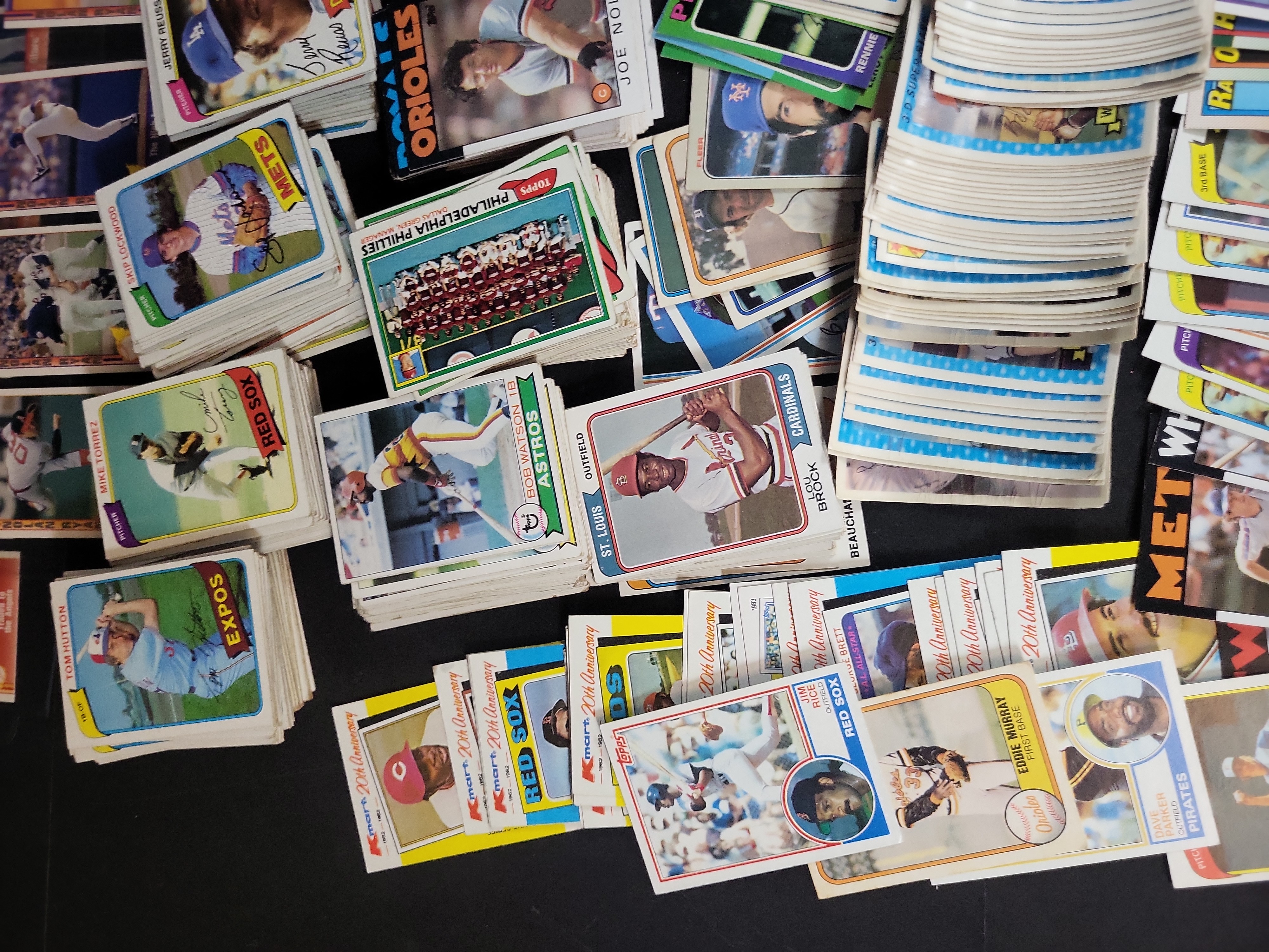 I03886 | A Collection of Assorted MLB Baseball Cards from 1974-1991 Featuring Nolan Ryan and Hall of Famers