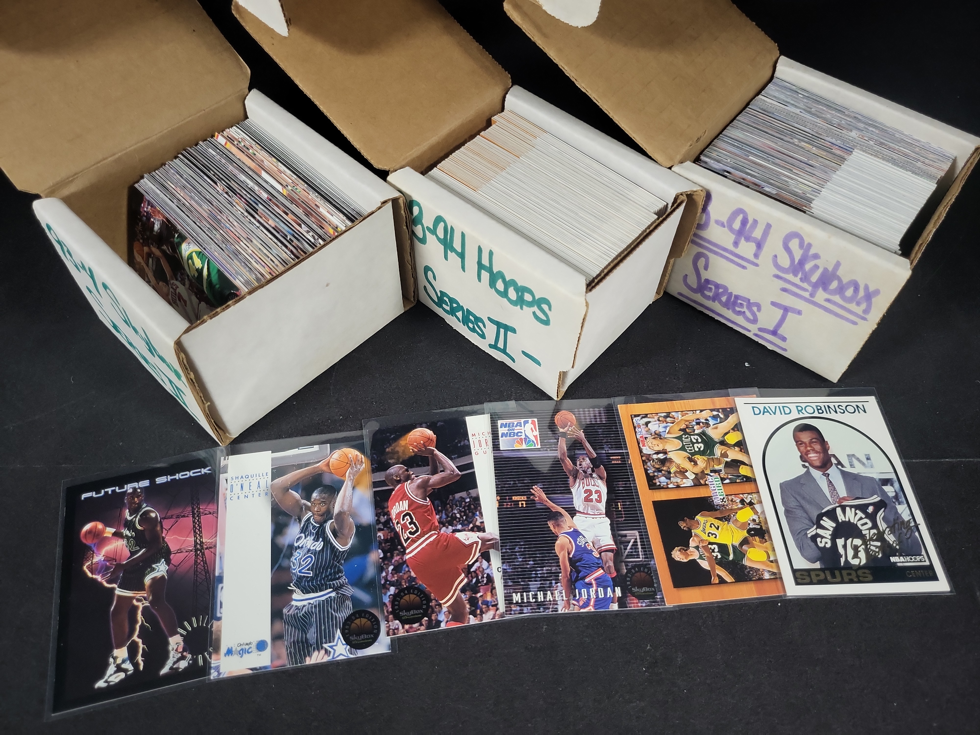 I03804 | A Collection of 1993-94 Skybox and NBA Hoops Basketball Trading Cards