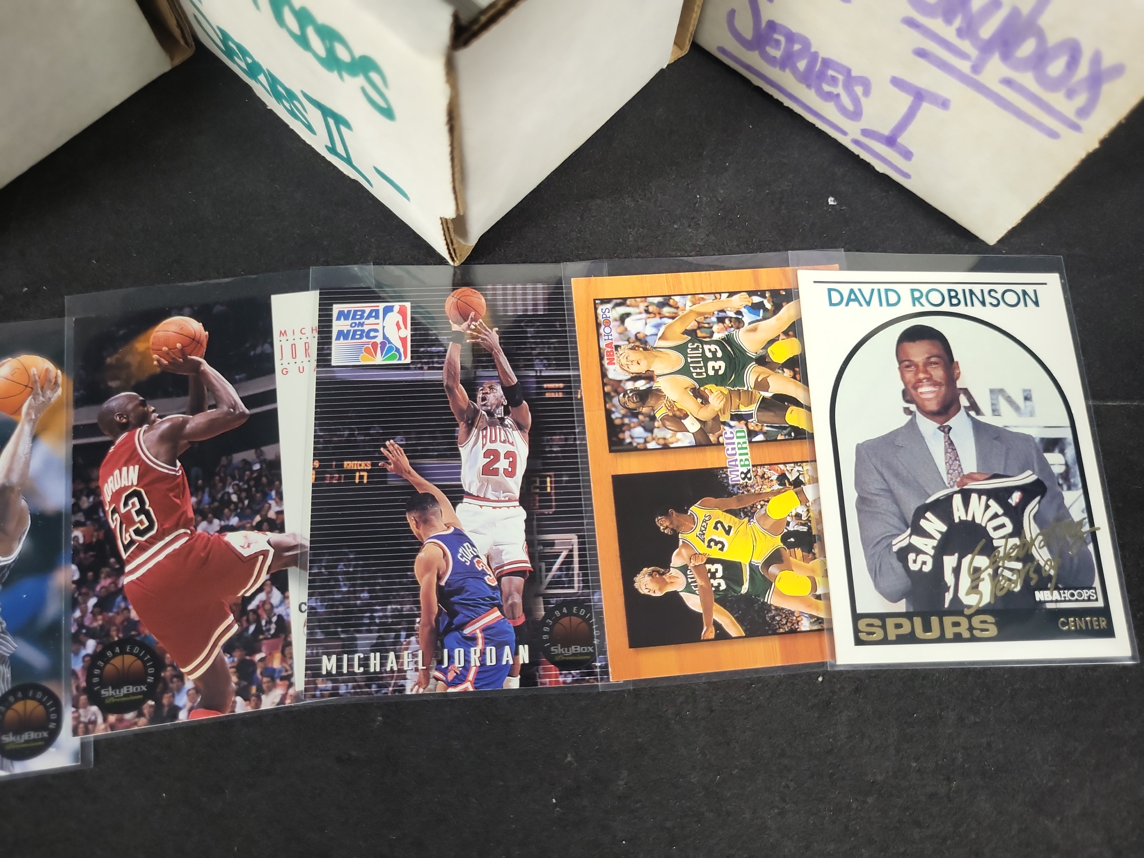 I03804 | A Collection of 1993-94 Skybox and NBA Hoops Basketball Trading Cards