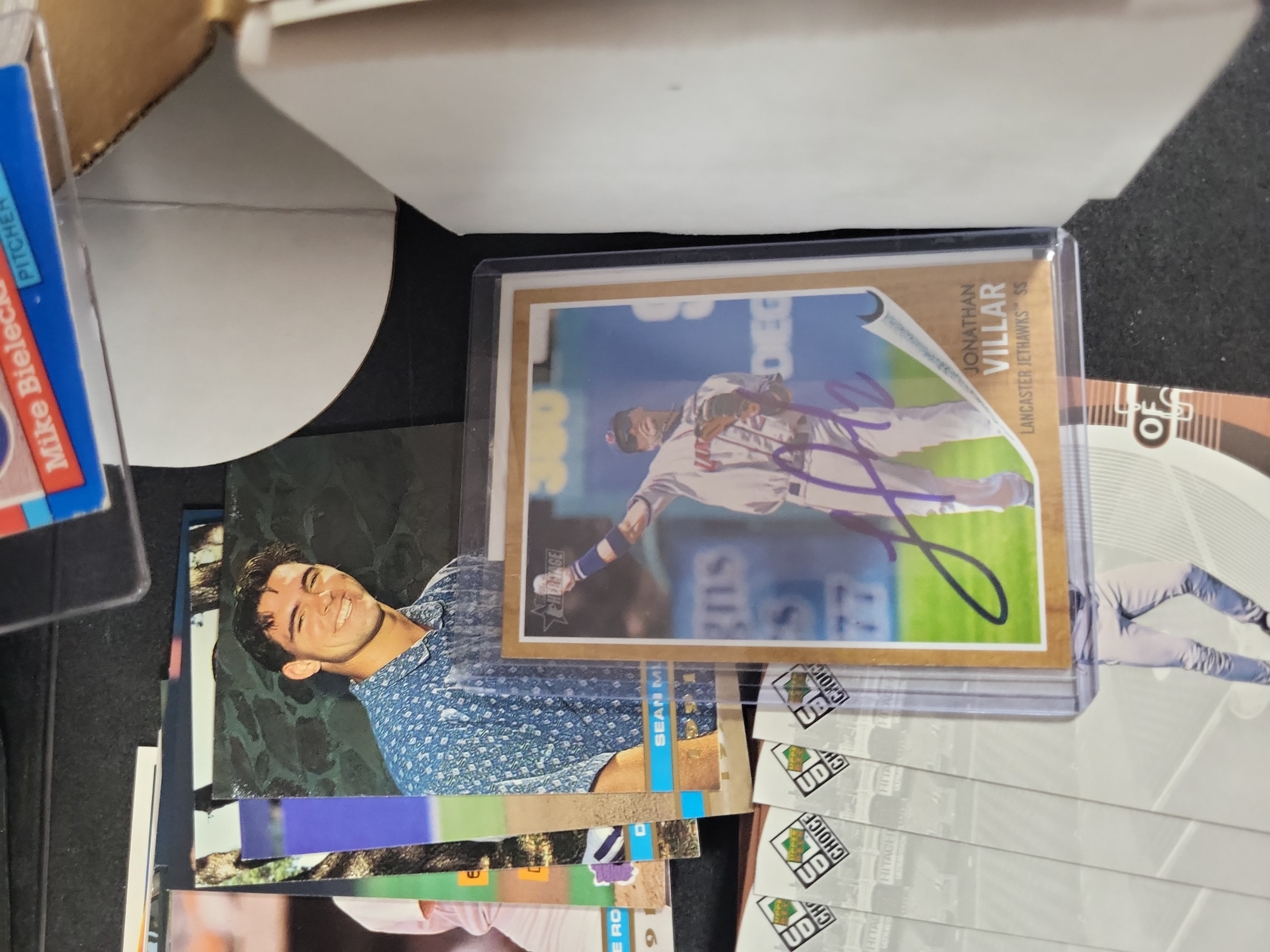 I03655 | A Collection of Baseball Trading Cards and Memorabilia Featuring 1988 Fleer and Philadelphia Phillies 2008 World Series Plaque