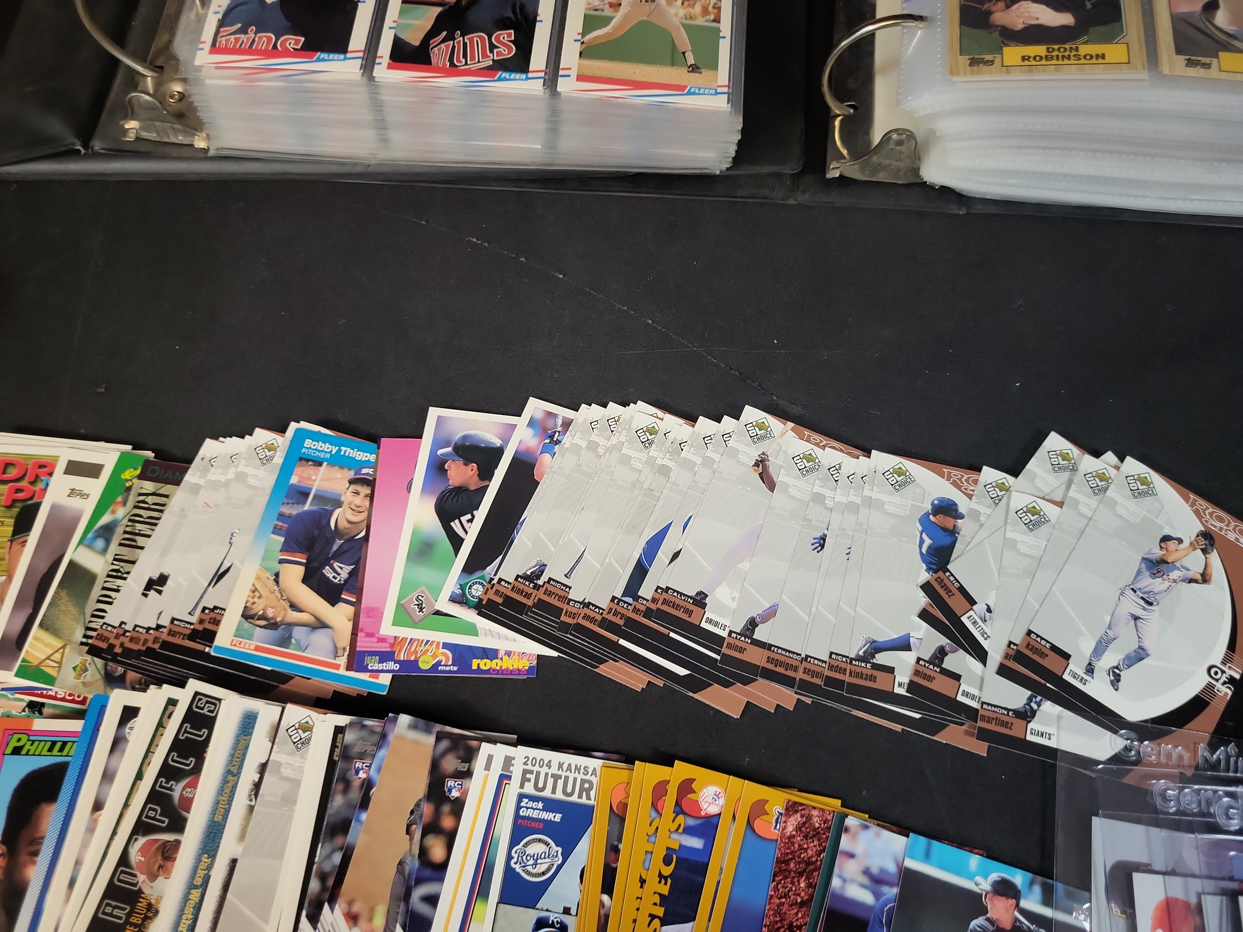 I03655 | A Collection of Baseball Trading Cards and Memorabilia Featuring 1988 Fleer and Philadelphia Phillies 2008 World Series Plaque