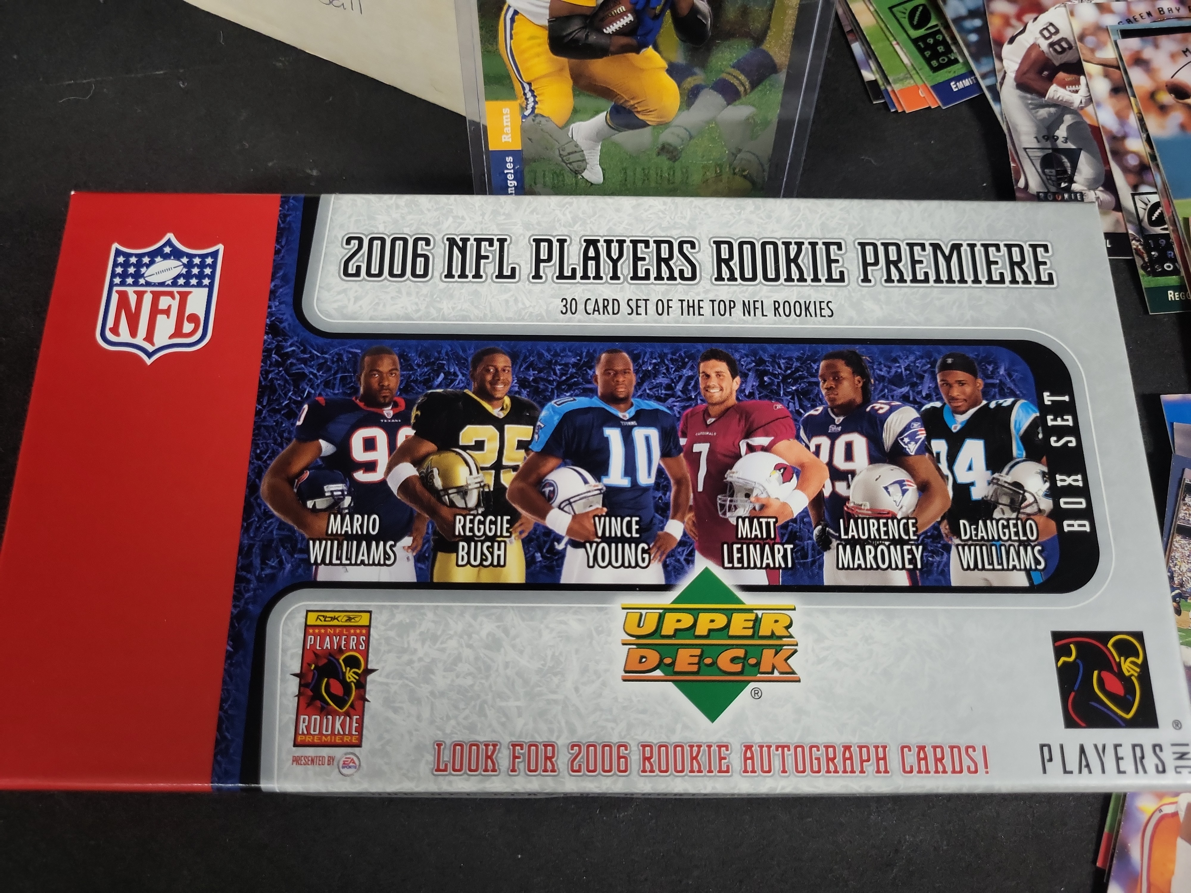I03828 | A Collection of NFL Trading Cards Including 2006 Upper Deck Rookie Premiere Box Set and 1993 Upper Deck SP Cards