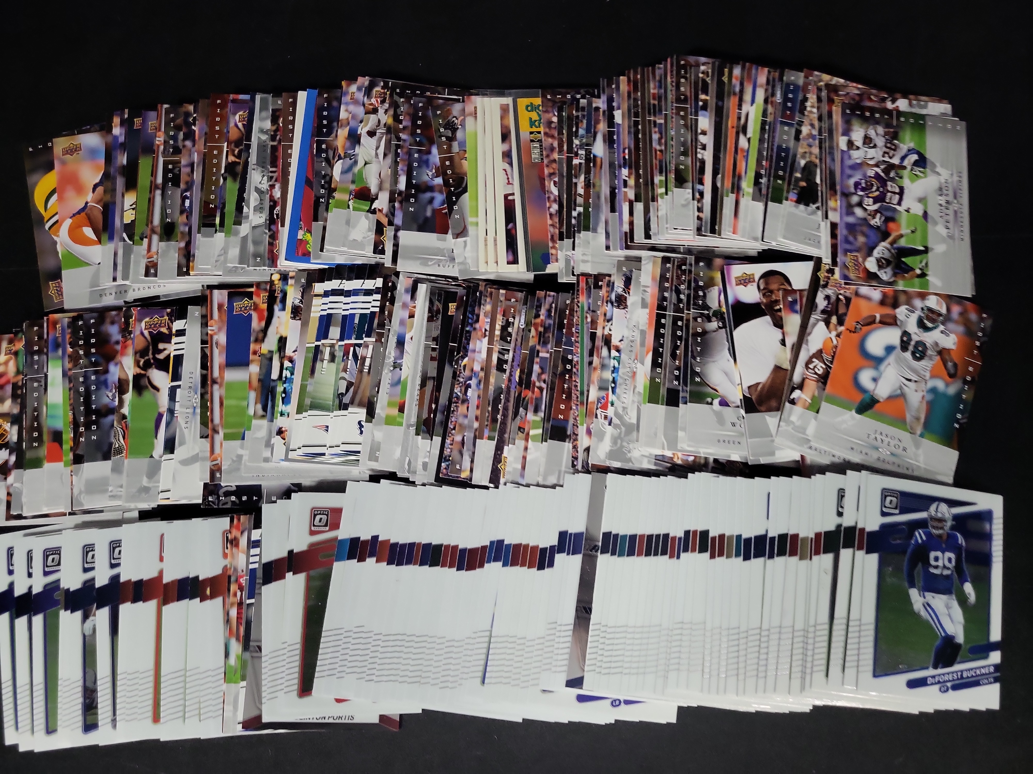 I03842 | A Large Collection of Multi-Era NFL Football Trading Cards Including Panini Upper Deck and Topps