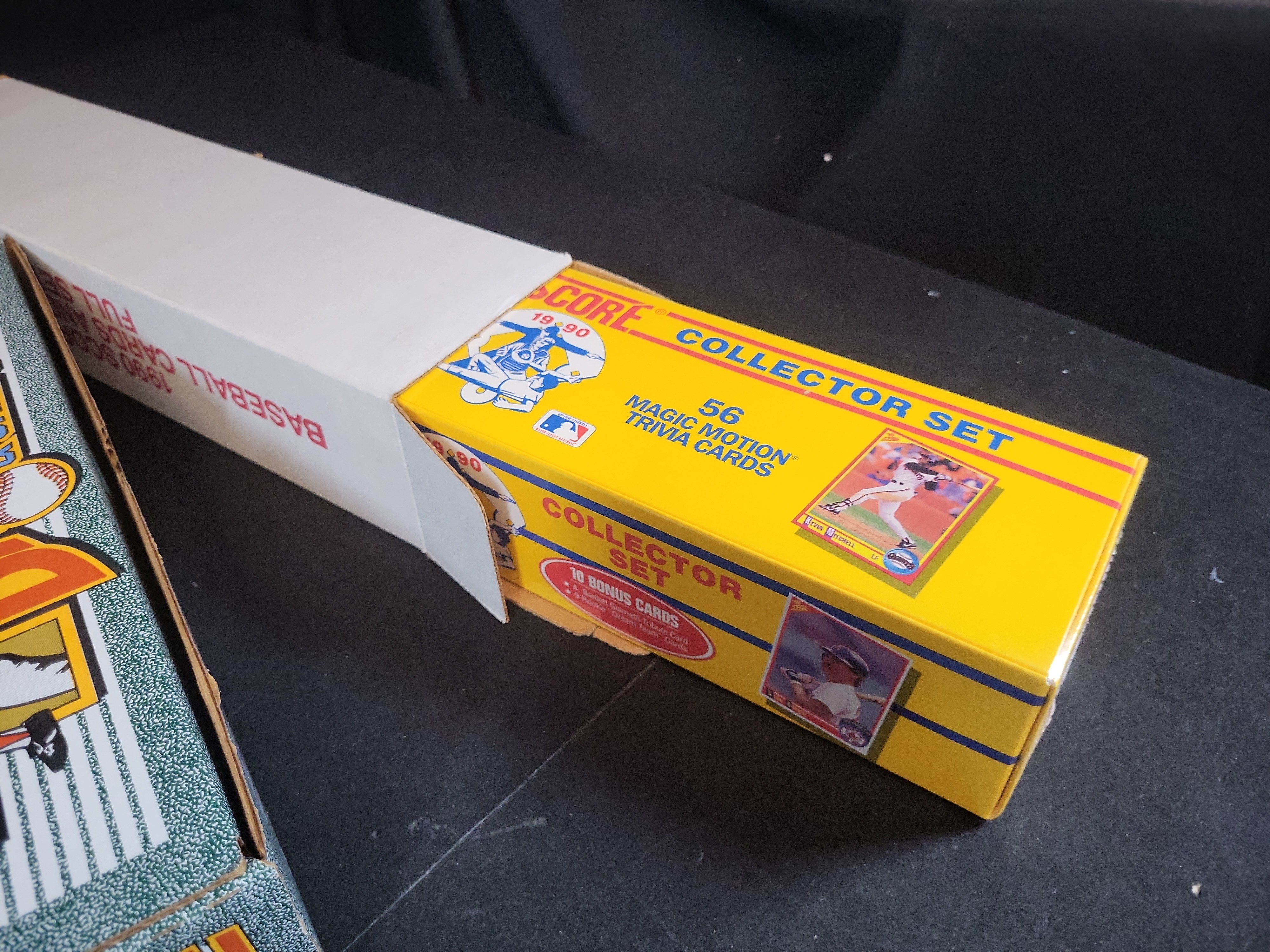 I03264 | Collection of (4) 1990 Major League Baseball Complete Factory Sets - Topps, Fleer, Donruss and Score