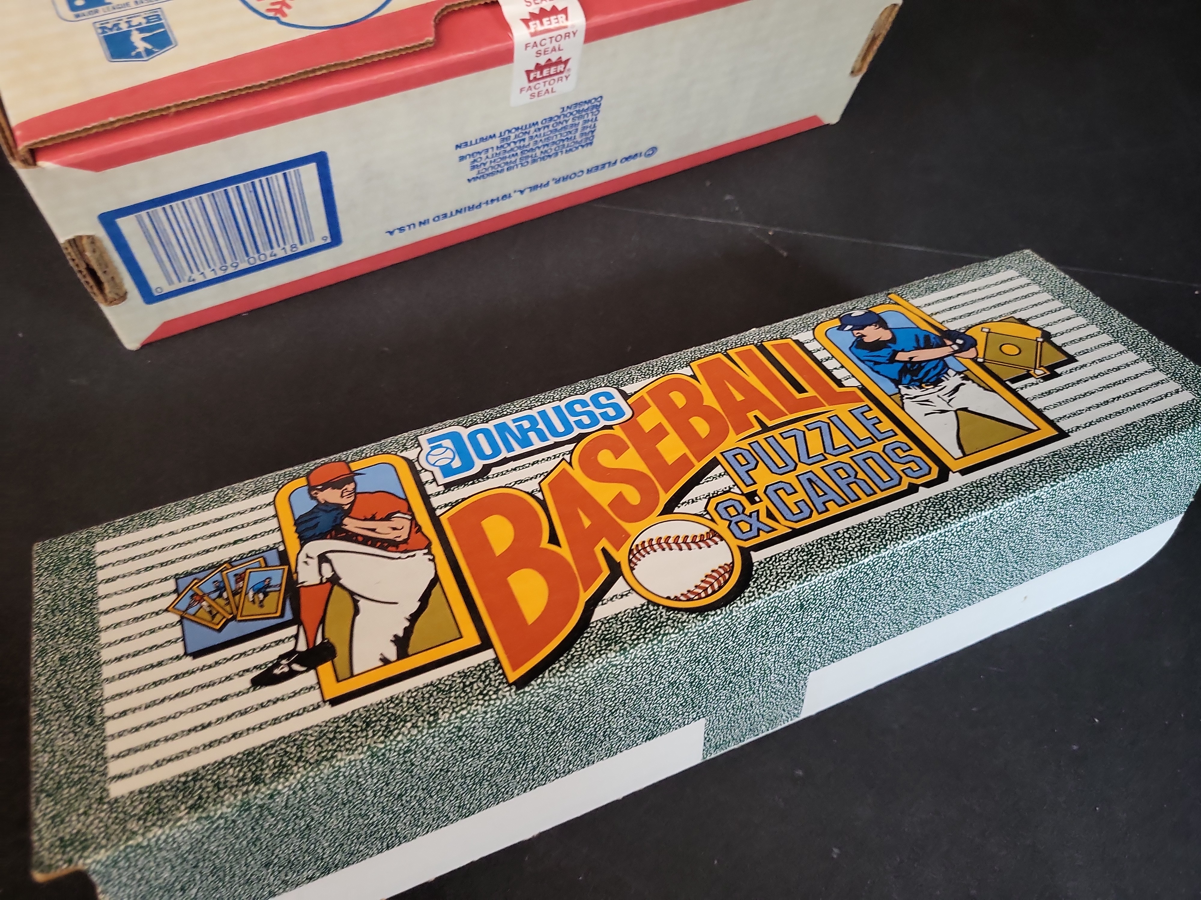 I03264 | Collection of (4) 1990 Major League Baseball Complete Factory Sets - Topps, Fleer, Donruss and Score