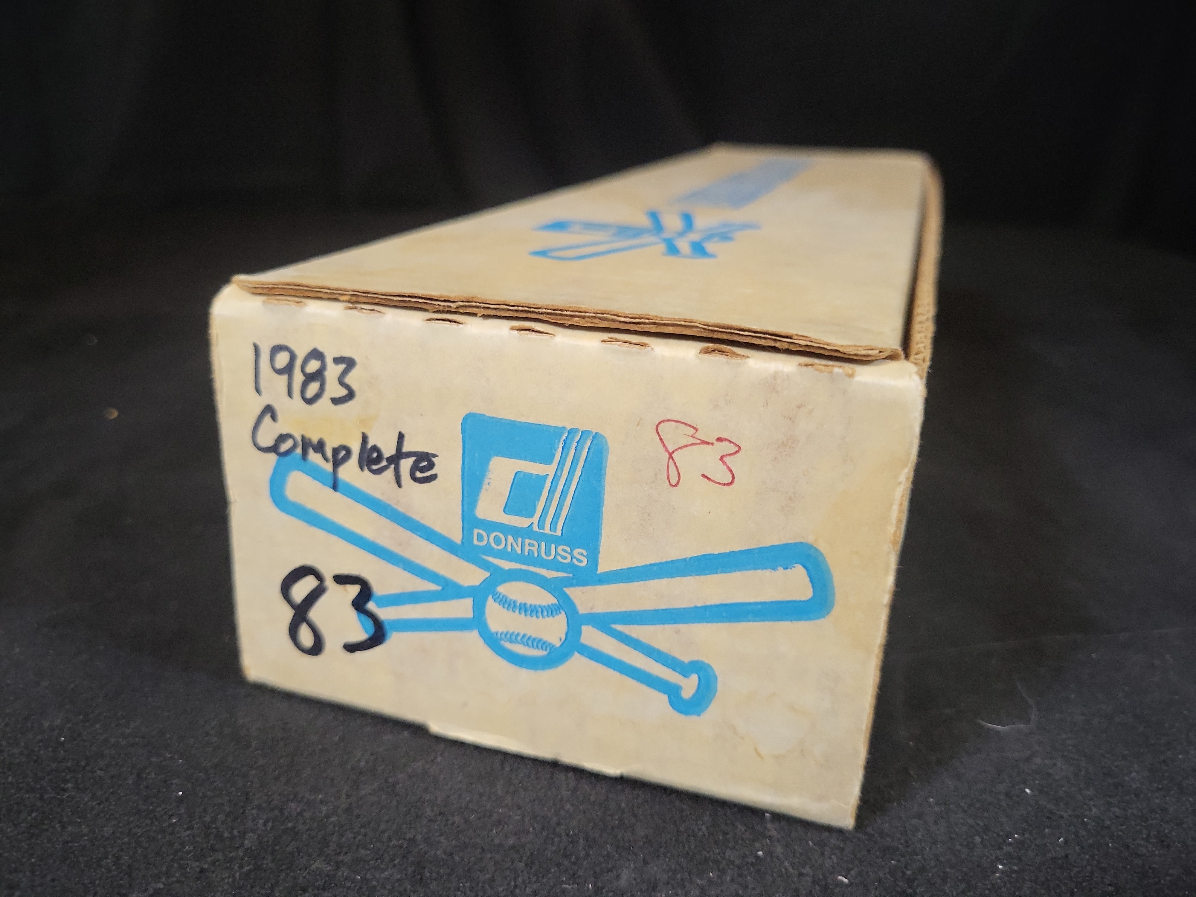 I03240 | 1983 Donruss Baseball Complete Set of 660 Cards in Original Storage Box