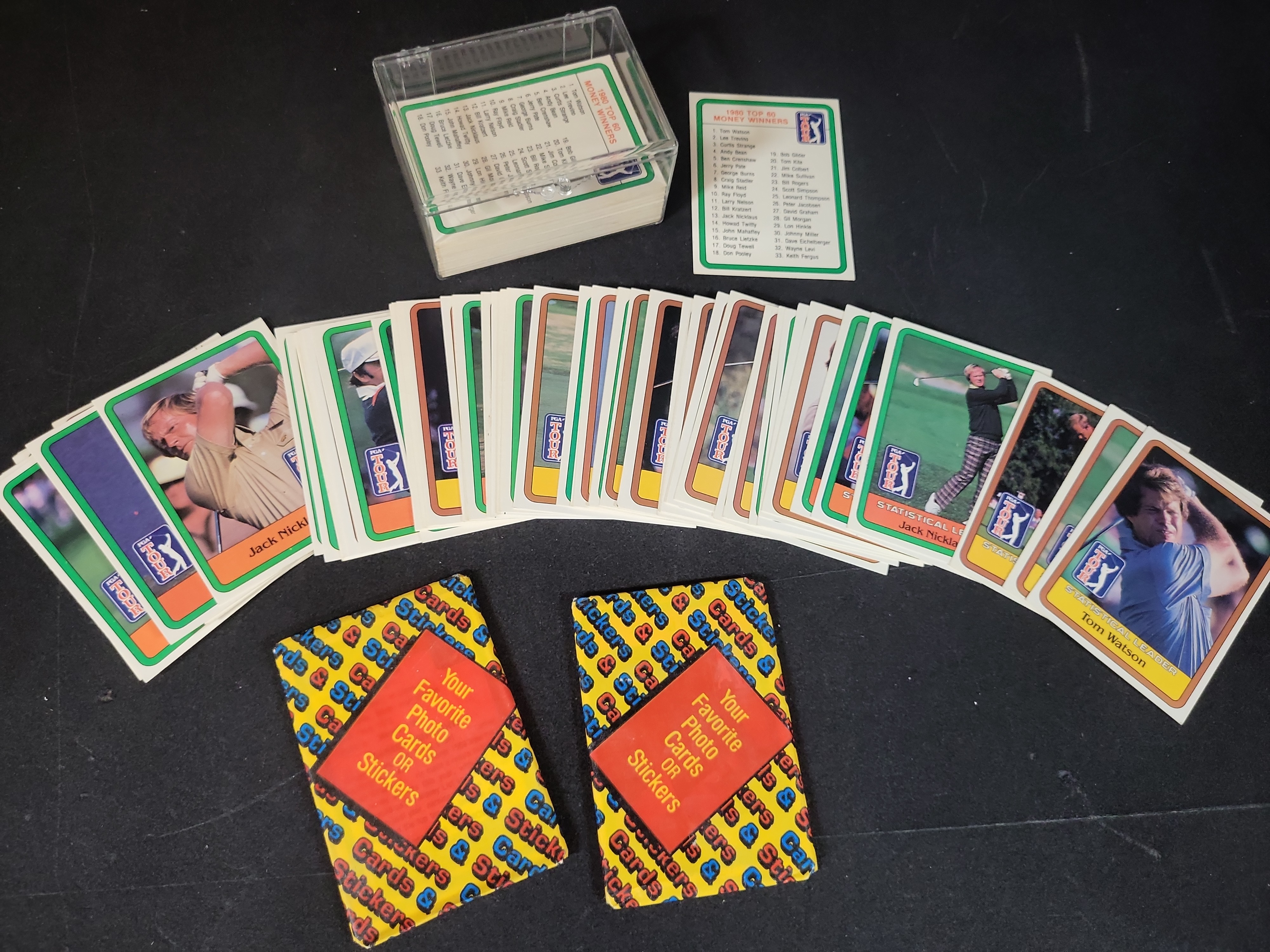I03248 | 1981 Donruss PGA Tour Golf Card Collection and Unopened Packs