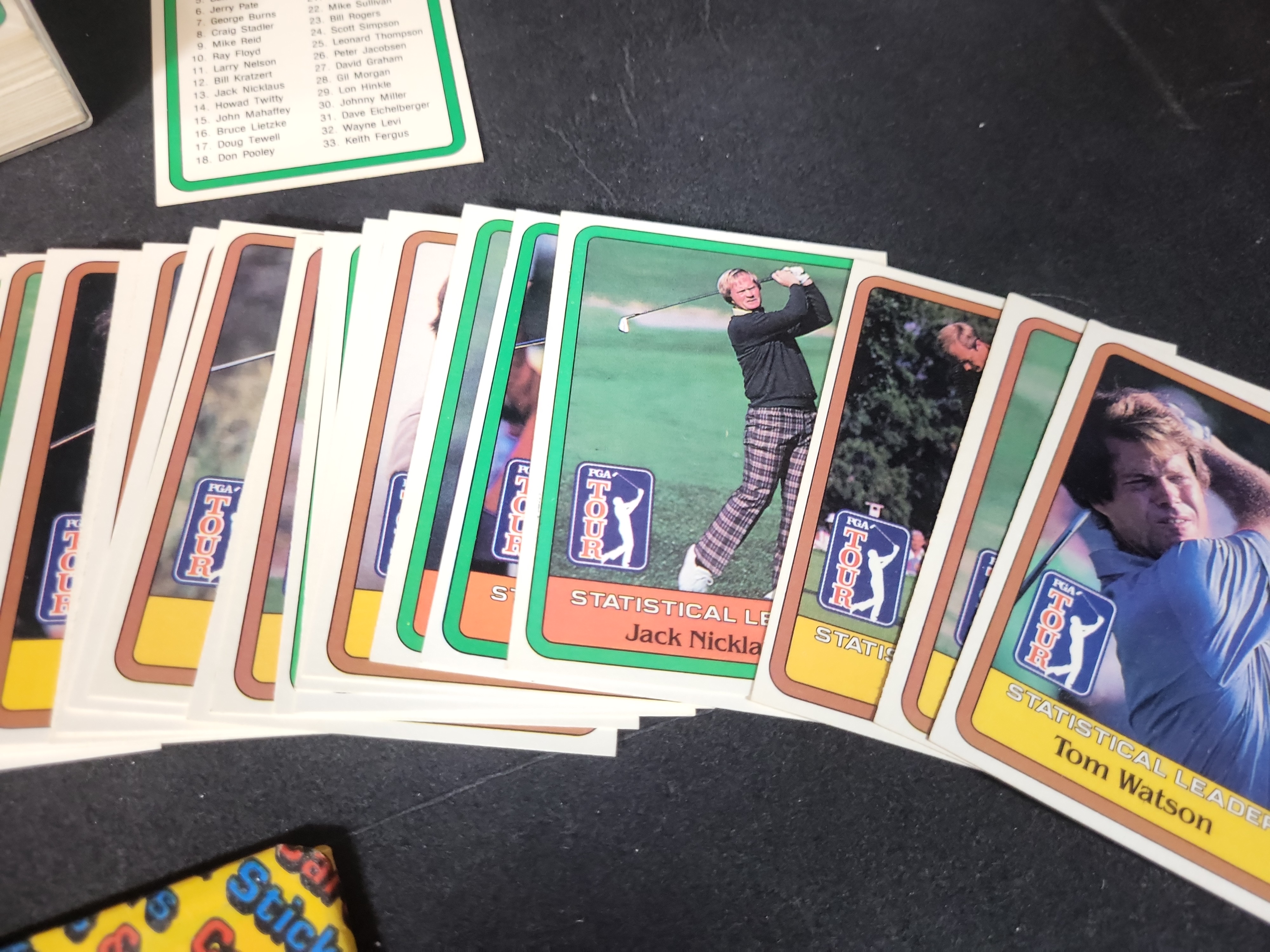 I03248 | 1981 Donruss PGA Tour Golf Card Collection and Unopened Packs