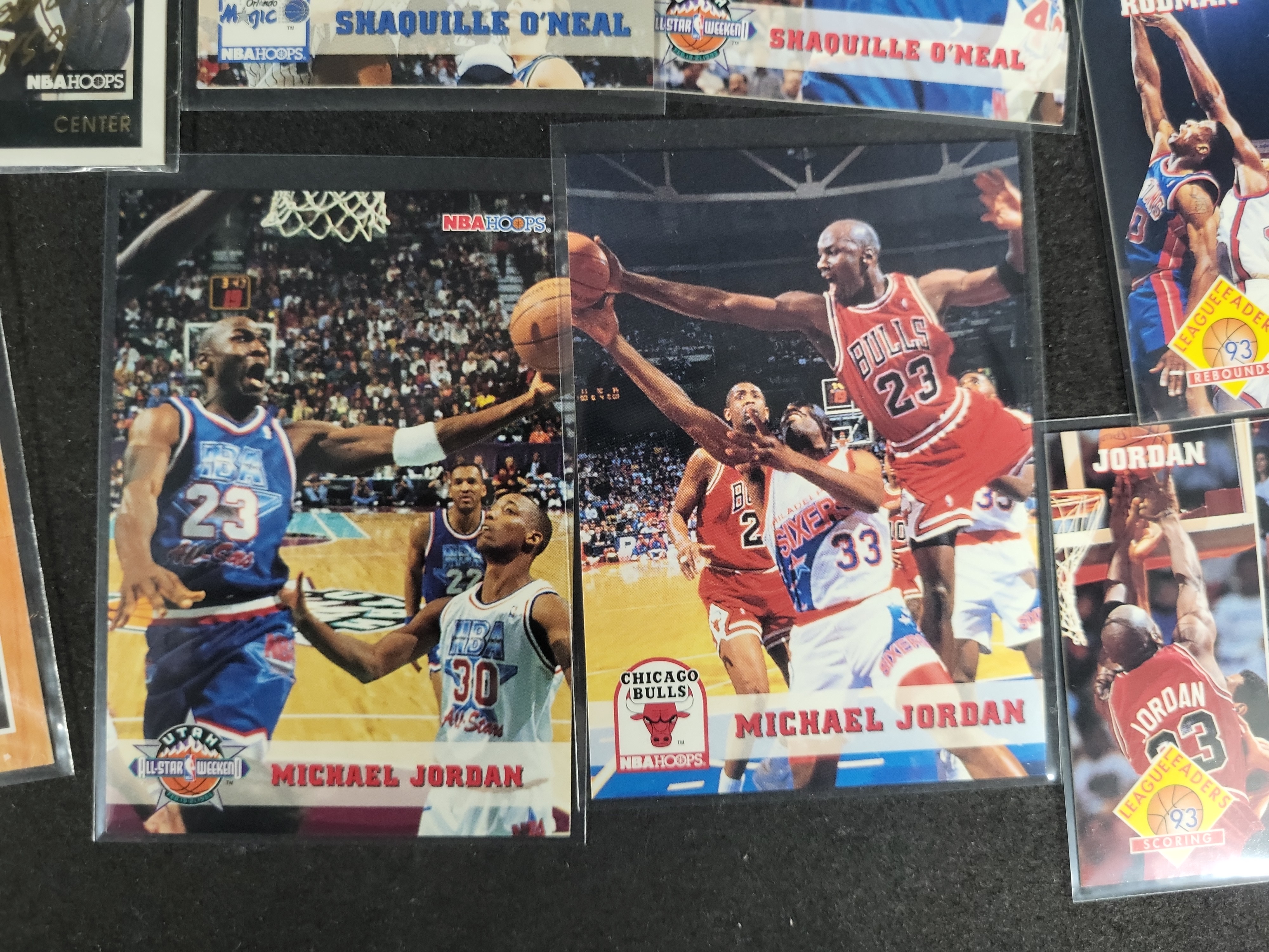 I03809 | A Collection of 1993-94 NBA Hoops Series I and Series II Basketball Trading Cards