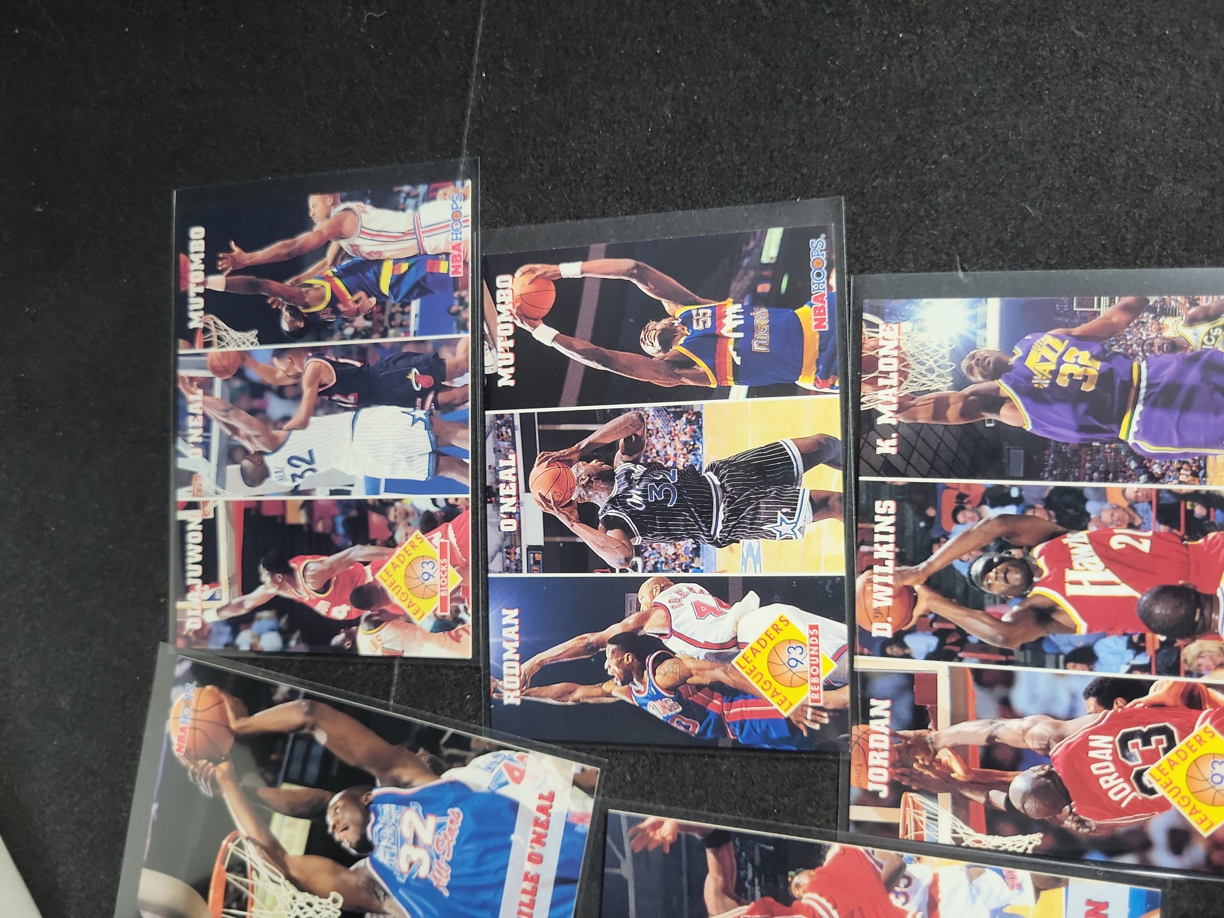 I03809 | A Collection of 1993-94 NBA Hoops Series I and Series II Basketball Trading Cards