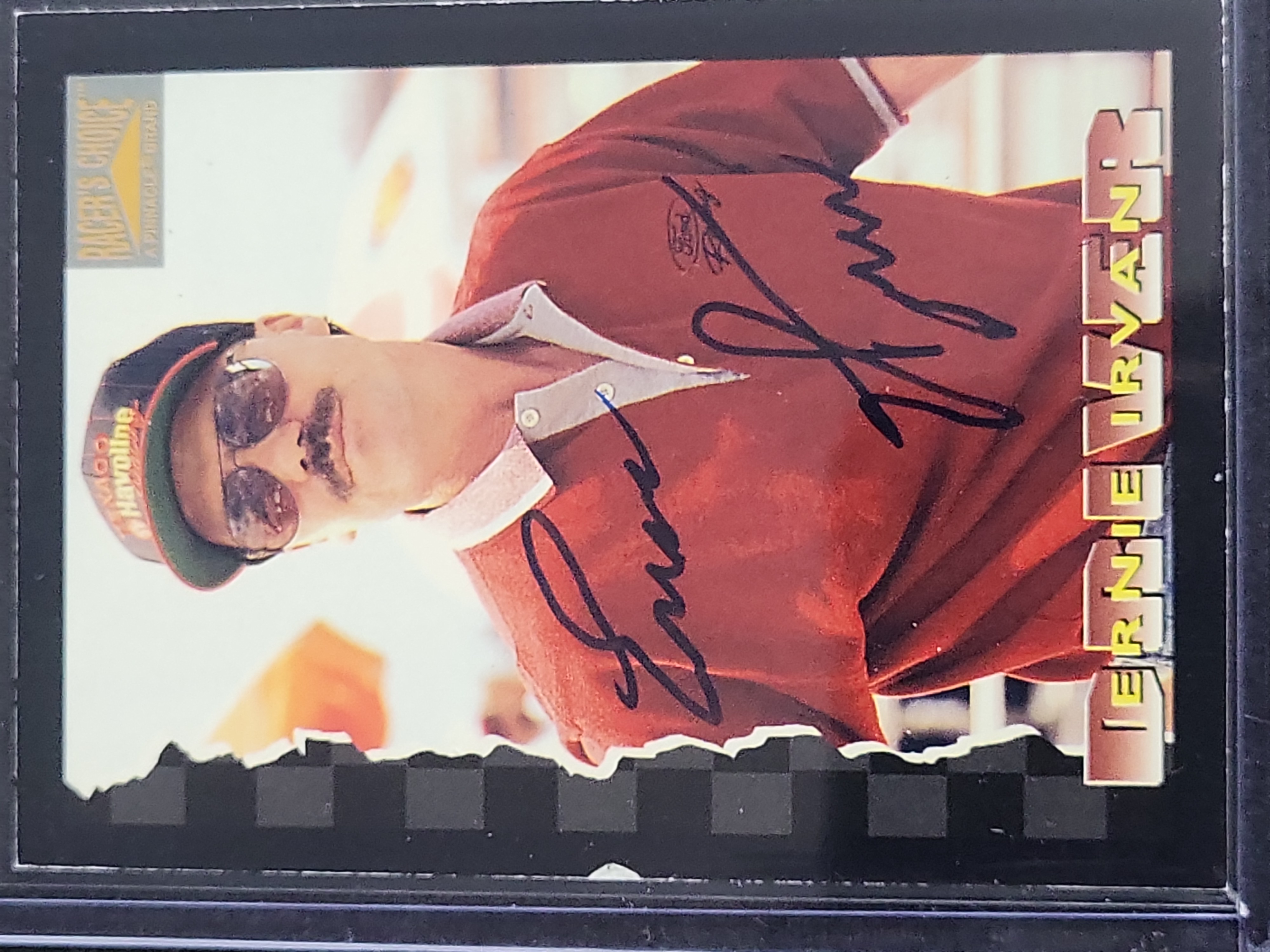 I03566 | A Lot of Four Autographed NASCAR Trading Cards Including Richard Petty and Rusty Wallace