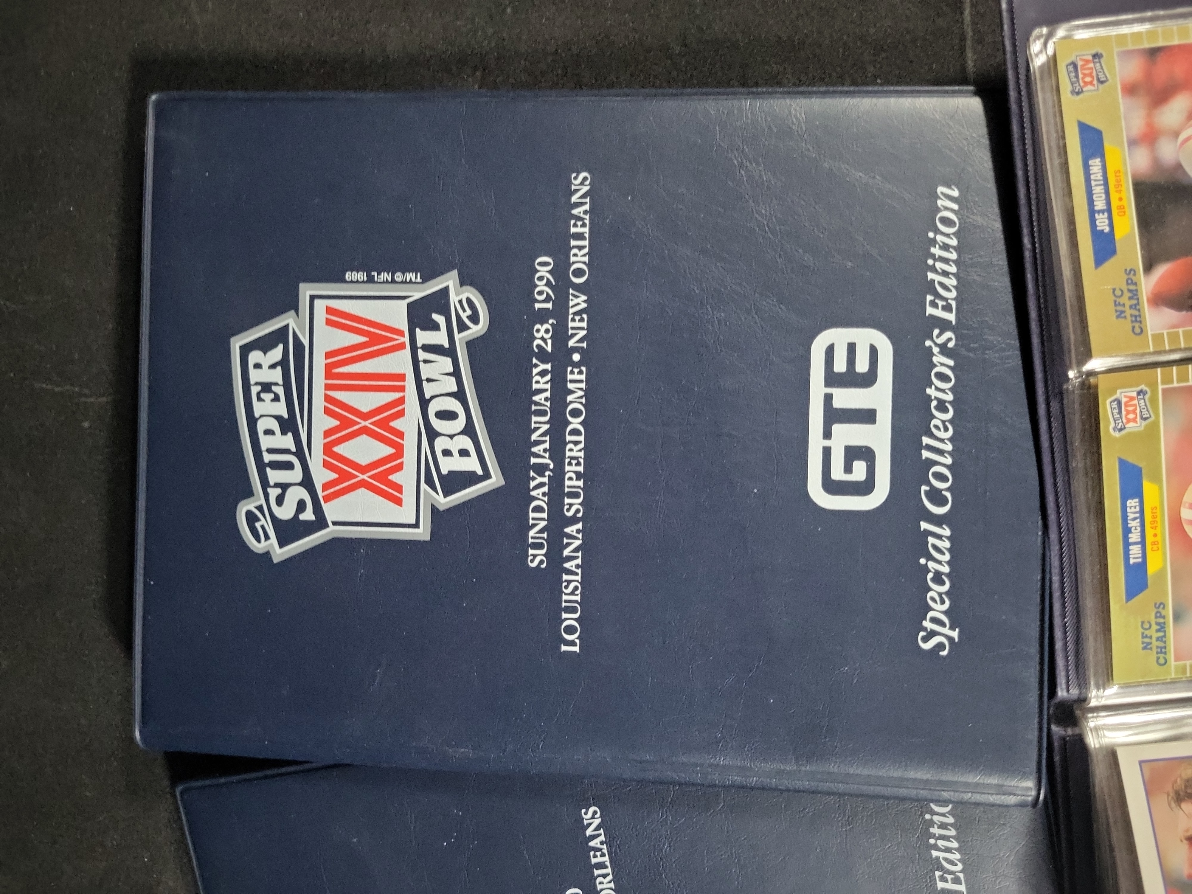 I03202 | Three 1990 Pro Set Super Bowl XXIV GTE Special Collector's Edition Trading Card Sets