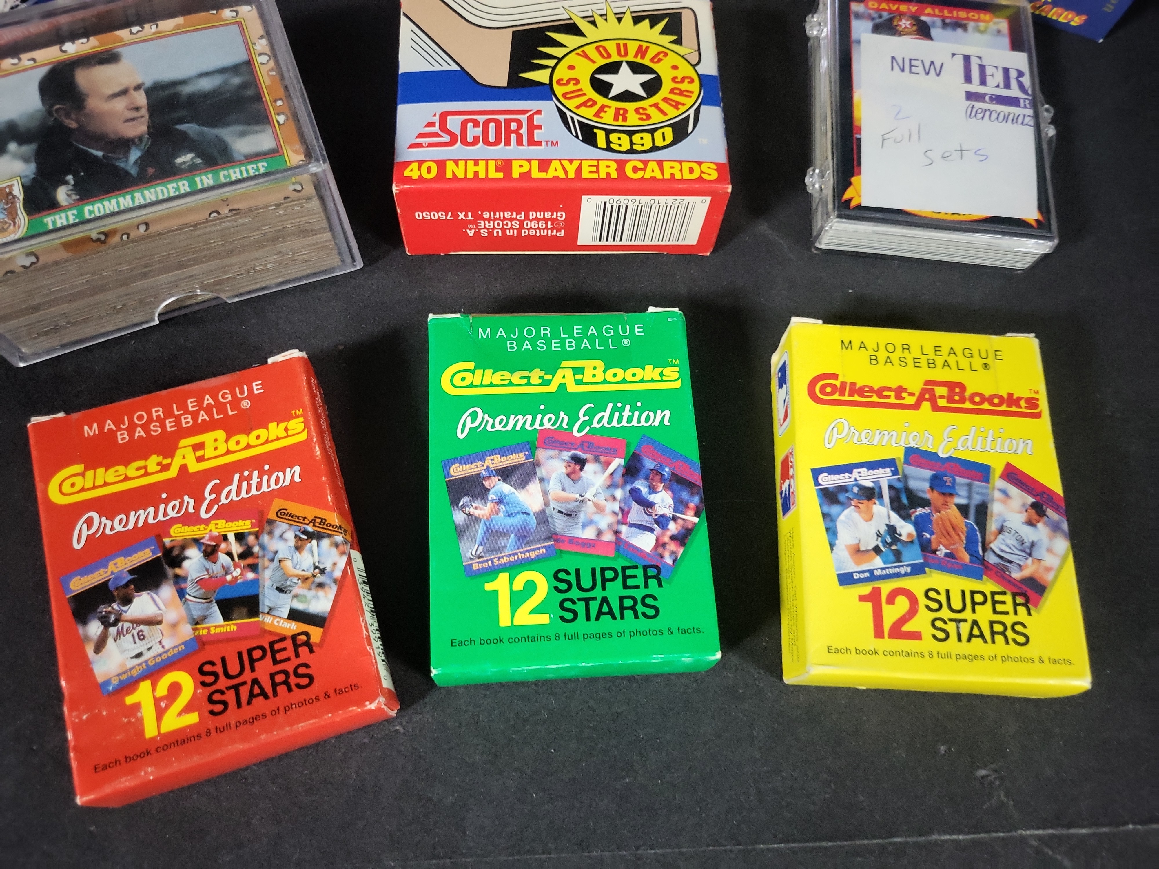 I03220 | A Collection of Assorted 1990s Sports and Desert Storm Trading Card Sets and Collectibles