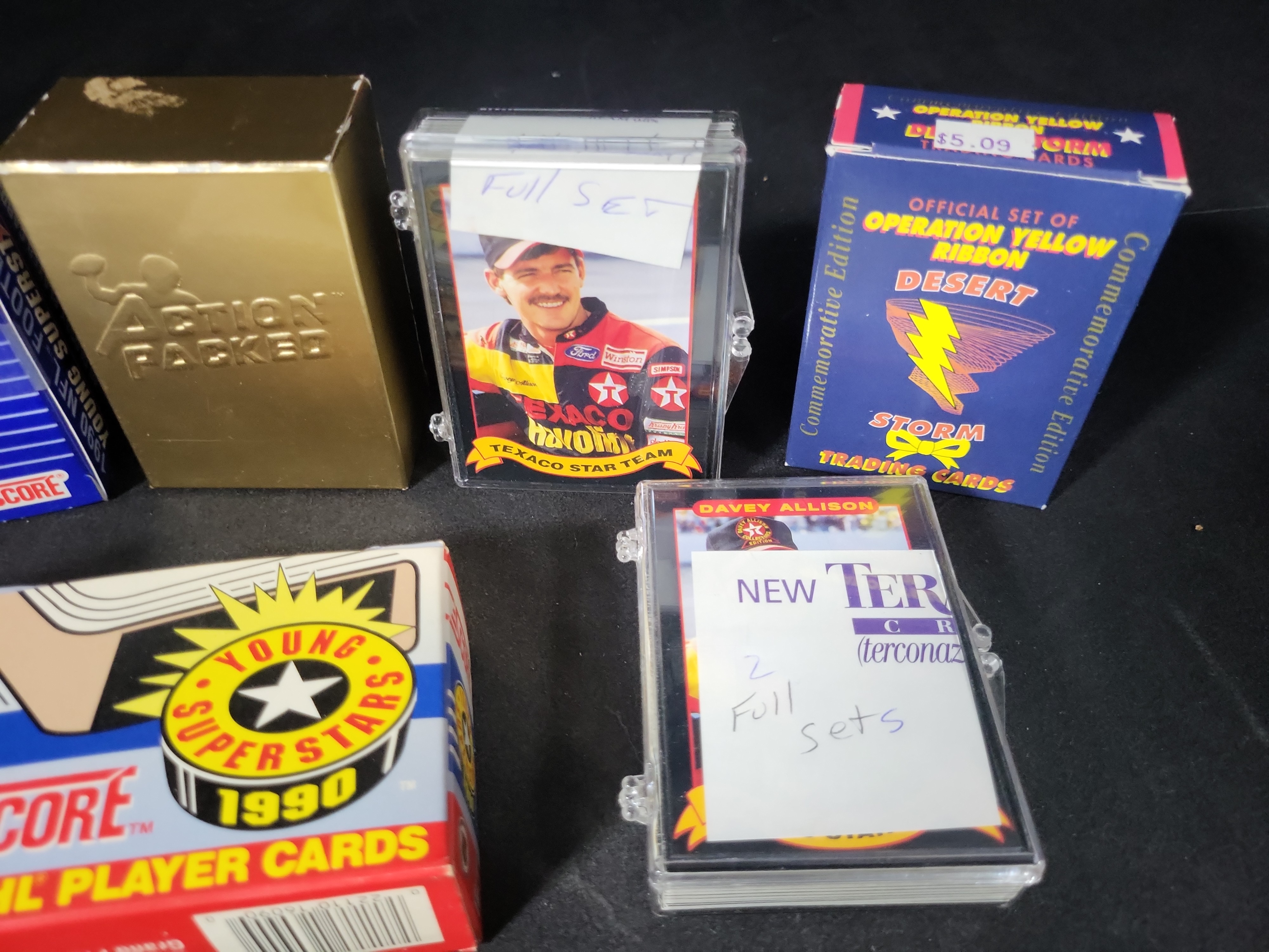 I03220 | A Collection of Assorted 1990s Sports and Desert Storm Trading Card Sets and Collectibles