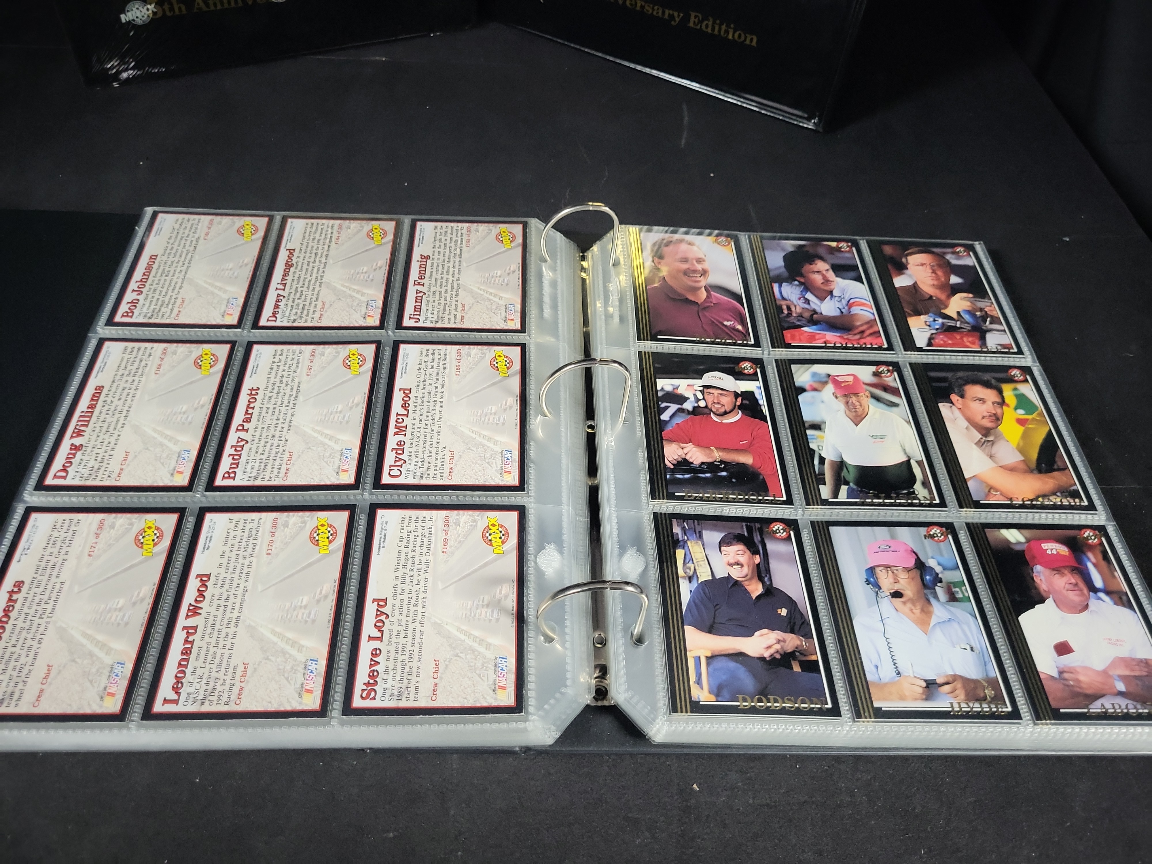 I03222 | A Pair of 1992 Maxx Race Cards 5th Anniversary Edition NASCAR Trading Card Sets