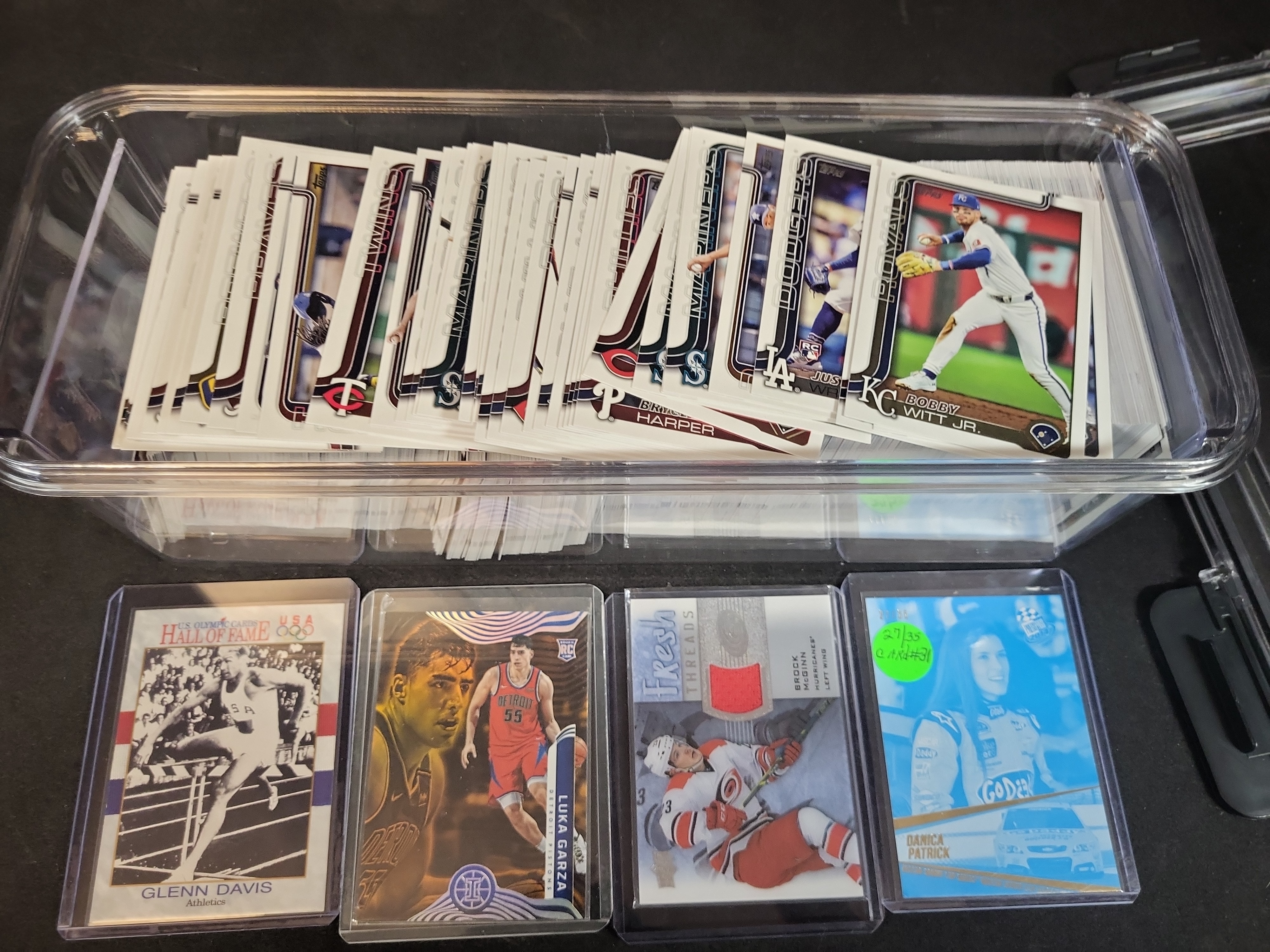 I03659 | An Assortment of Over 300 Professional Sports Trading Cards Featuring 2022 Topps Baseball and NASCAR Memorabilia