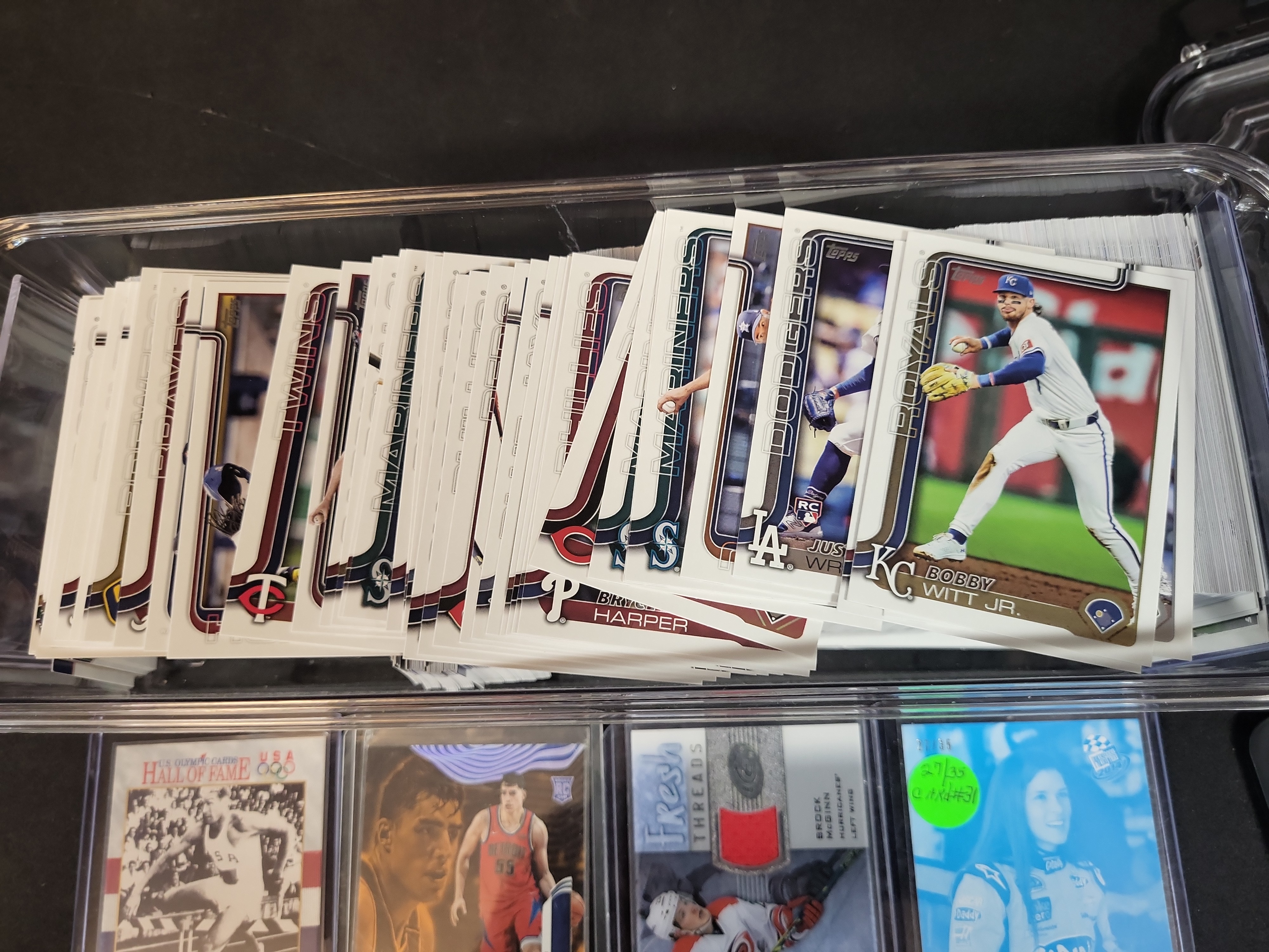 I03659 | An Assortment of Over 300 Professional Sports Trading Cards Featuring 2022 Topps Baseball and NASCAR Memorabilia