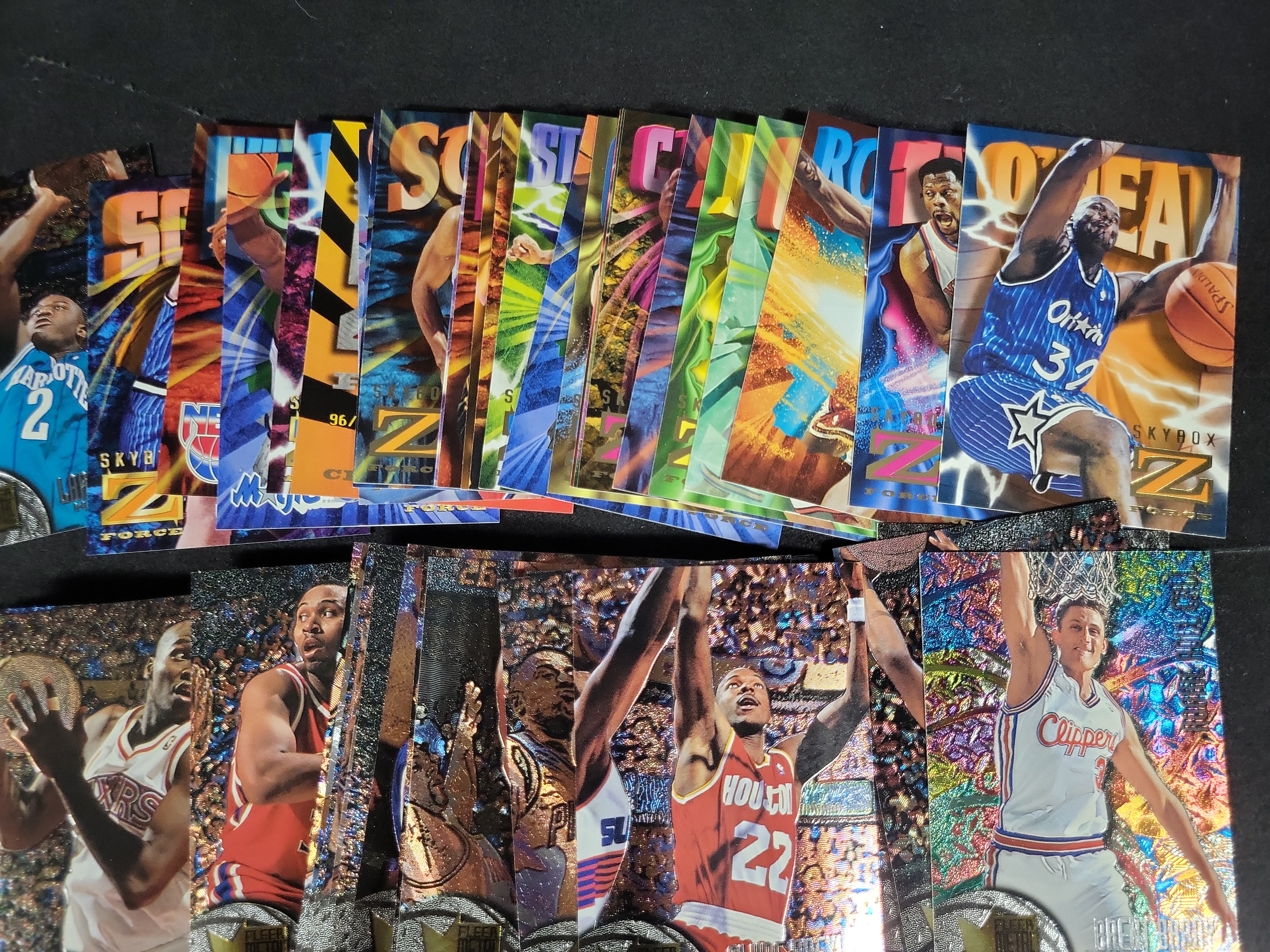 I03803 | A Collection of 1995-96 Fleer Metal and Skybox Z-Force NBA Basketball Cards