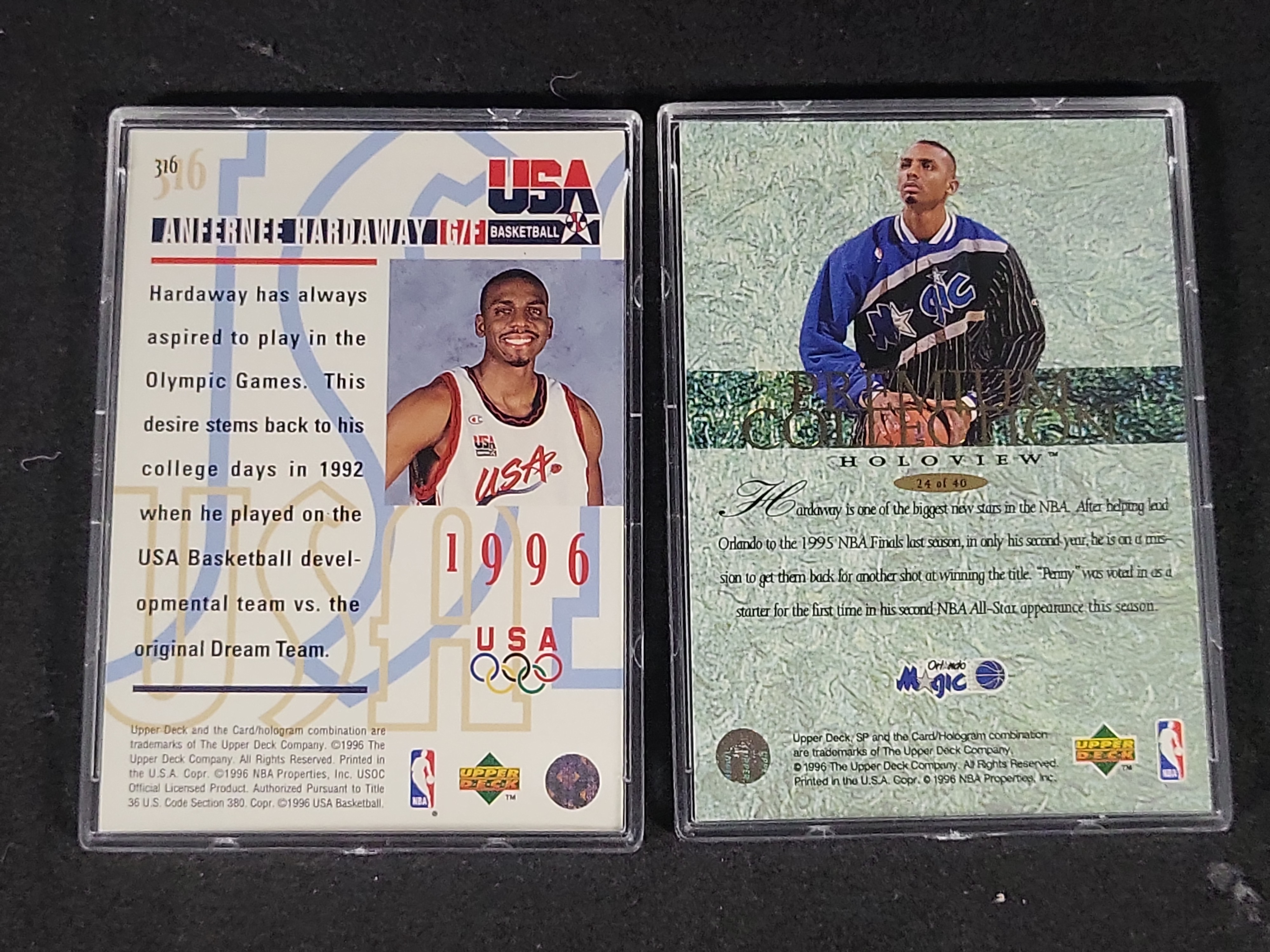 I03812 | A Collection of Anfernee Hardaway Basketball Trading Cards