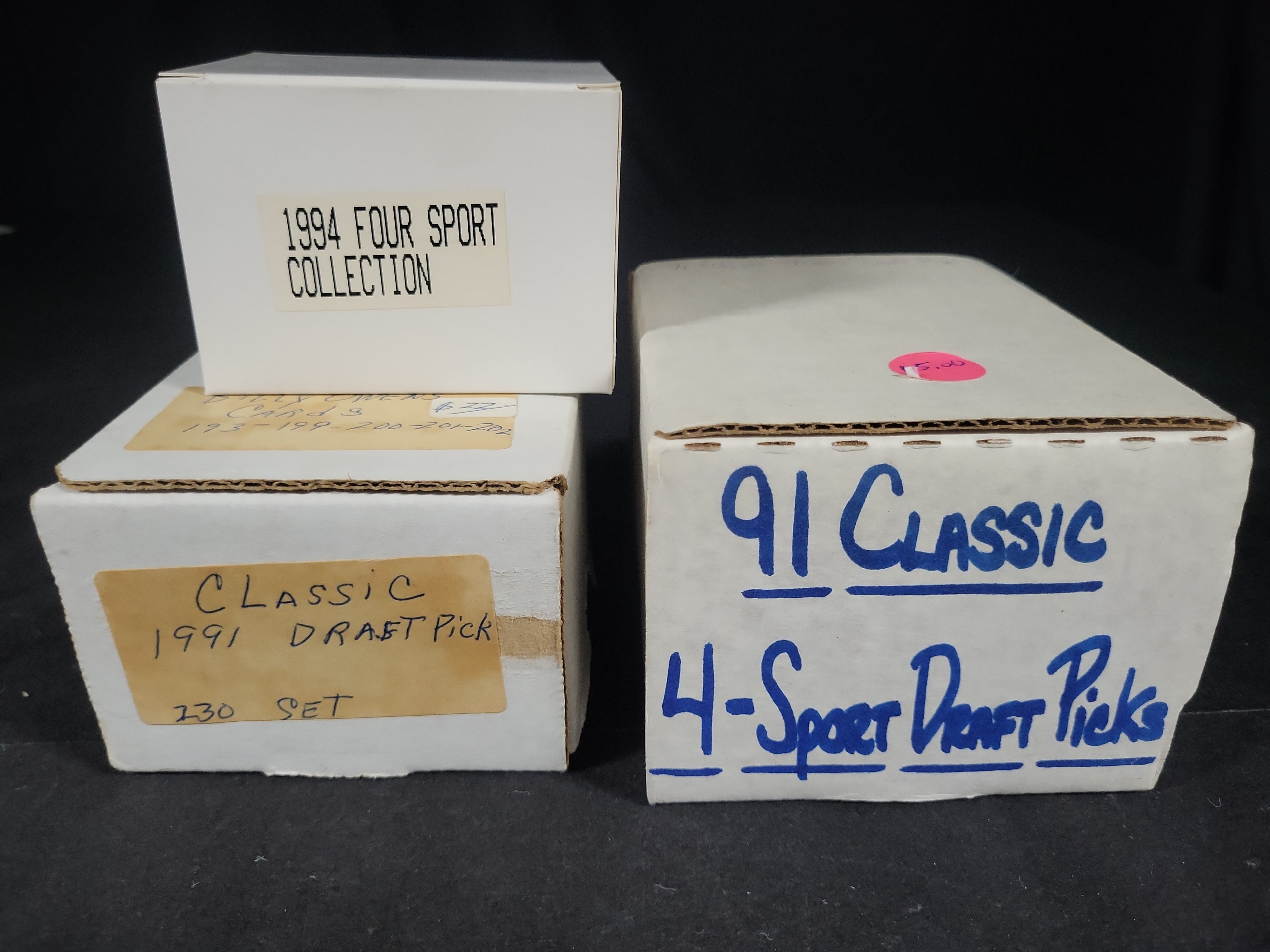 I03829 | A Collection of Classic Multi-Sport Draft Pick Trading Card Sets circa 1991-1994