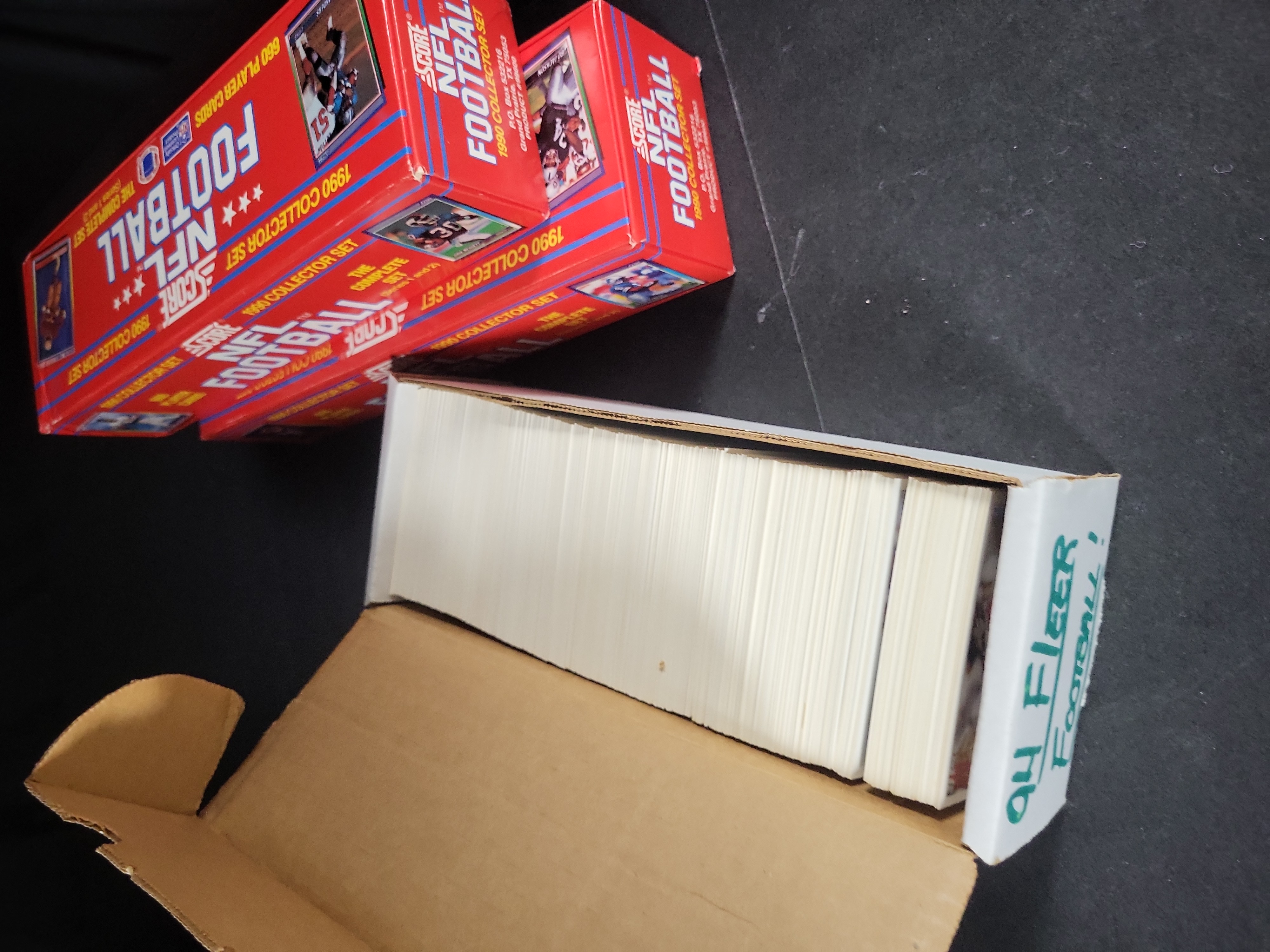 I03830 | A Collection of 1990 Score NFL Football Complete Sets and 1994 Fleer Football Trading Cards