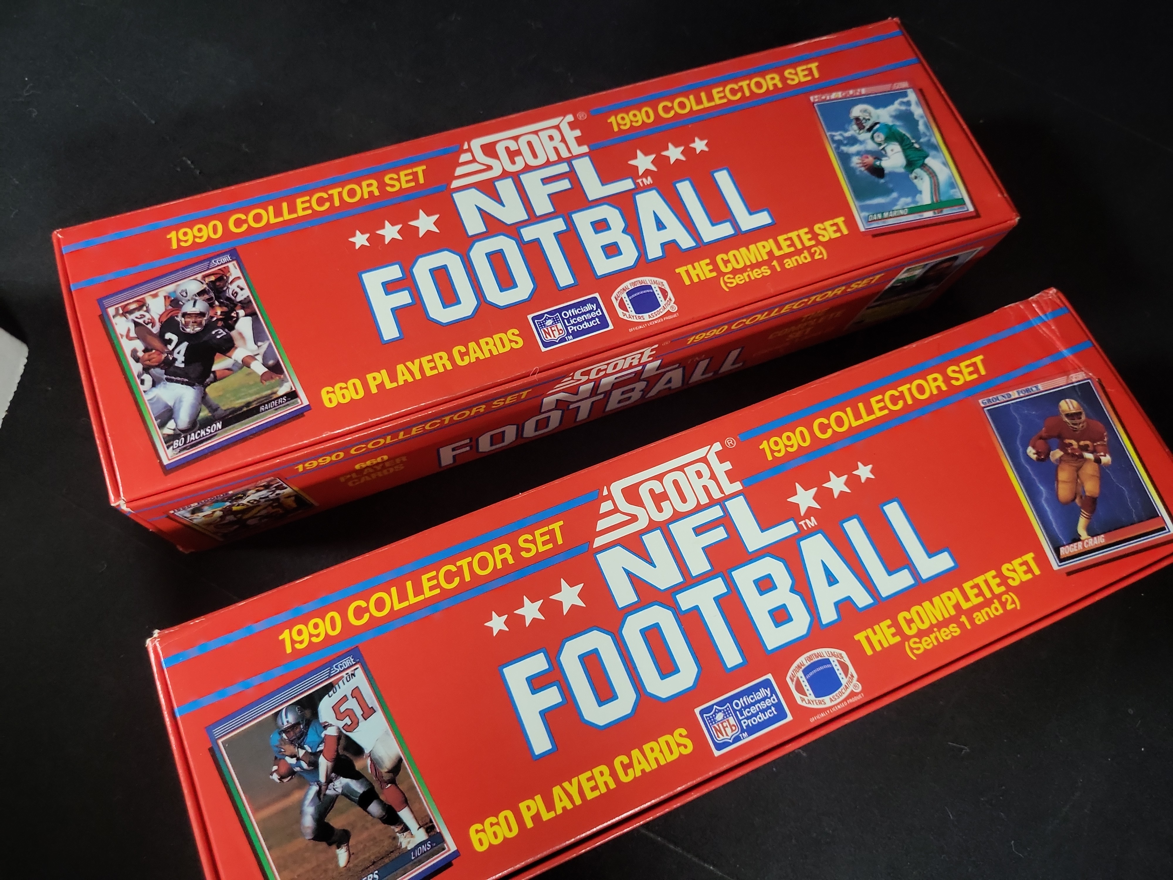 I03830 | A Collection of 1990 Score NFL Football Complete Sets and 1994 Fleer Football Trading Cards