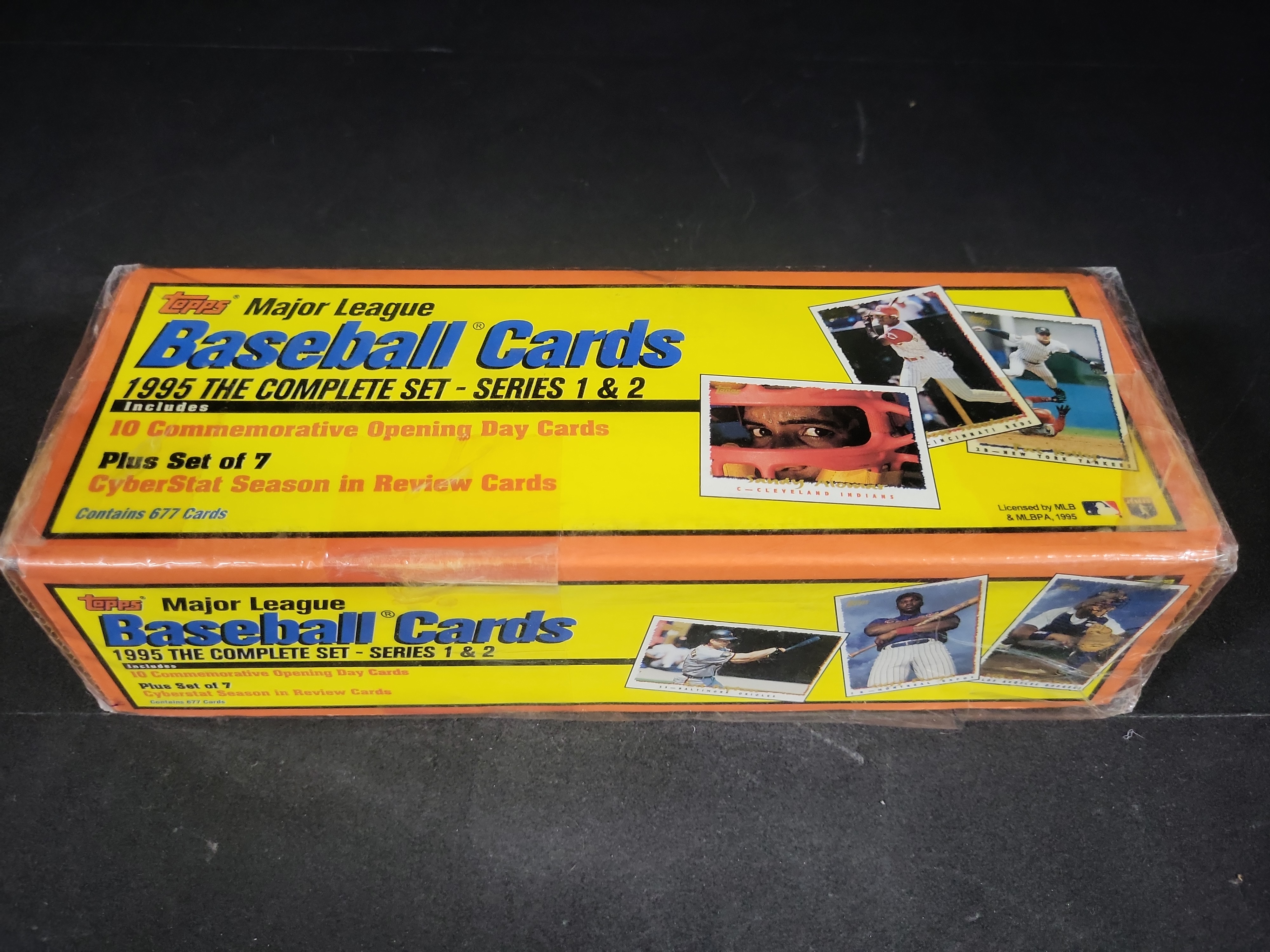 I03823 | 1995 Topps Major League Baseball Complete Set Series 1 and 2 Factory Sealed Box