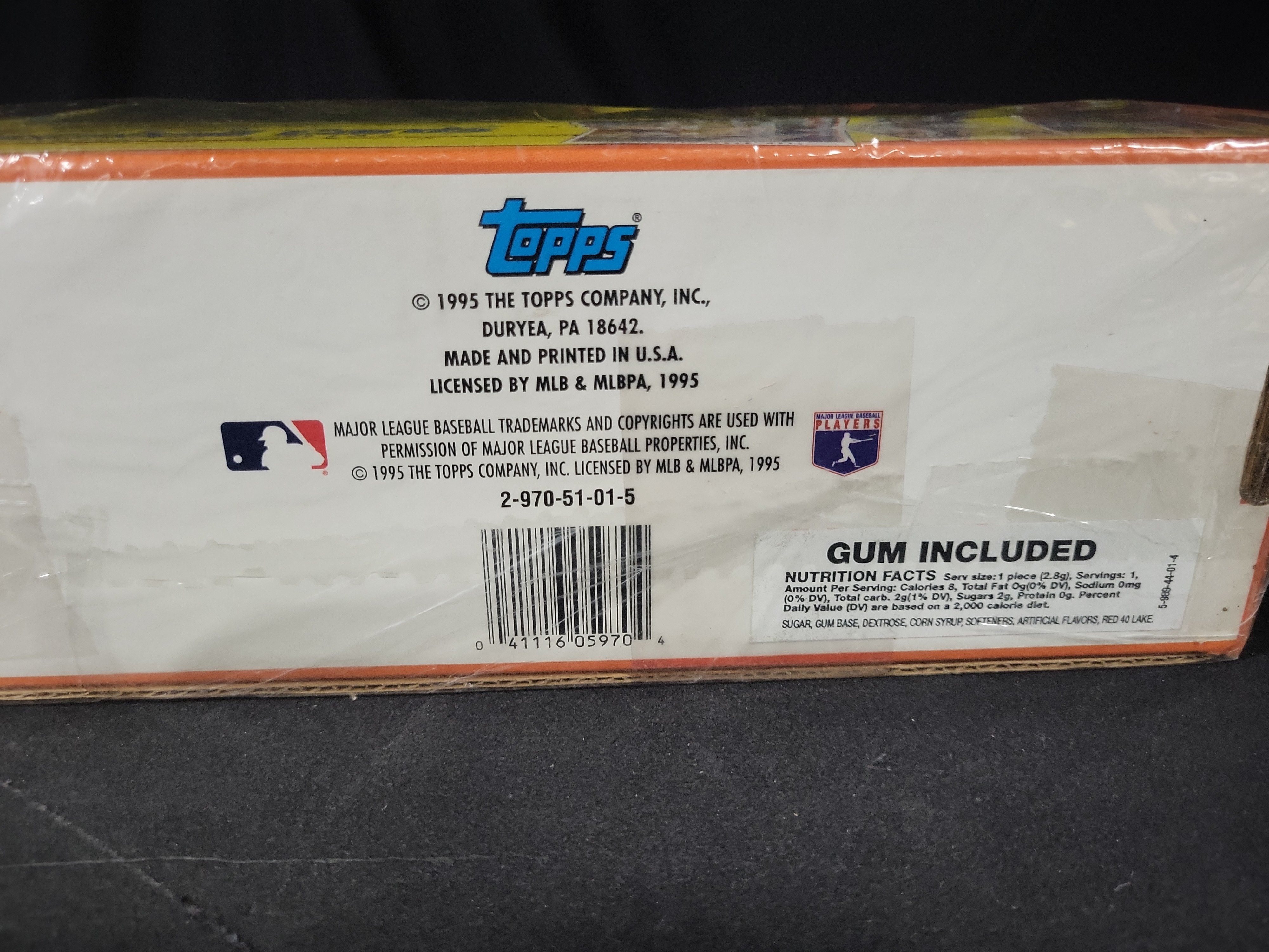 I03823 | 1995 Topps Major League Baseball Complete Set Series 1 and 2 Factory Sealed Box