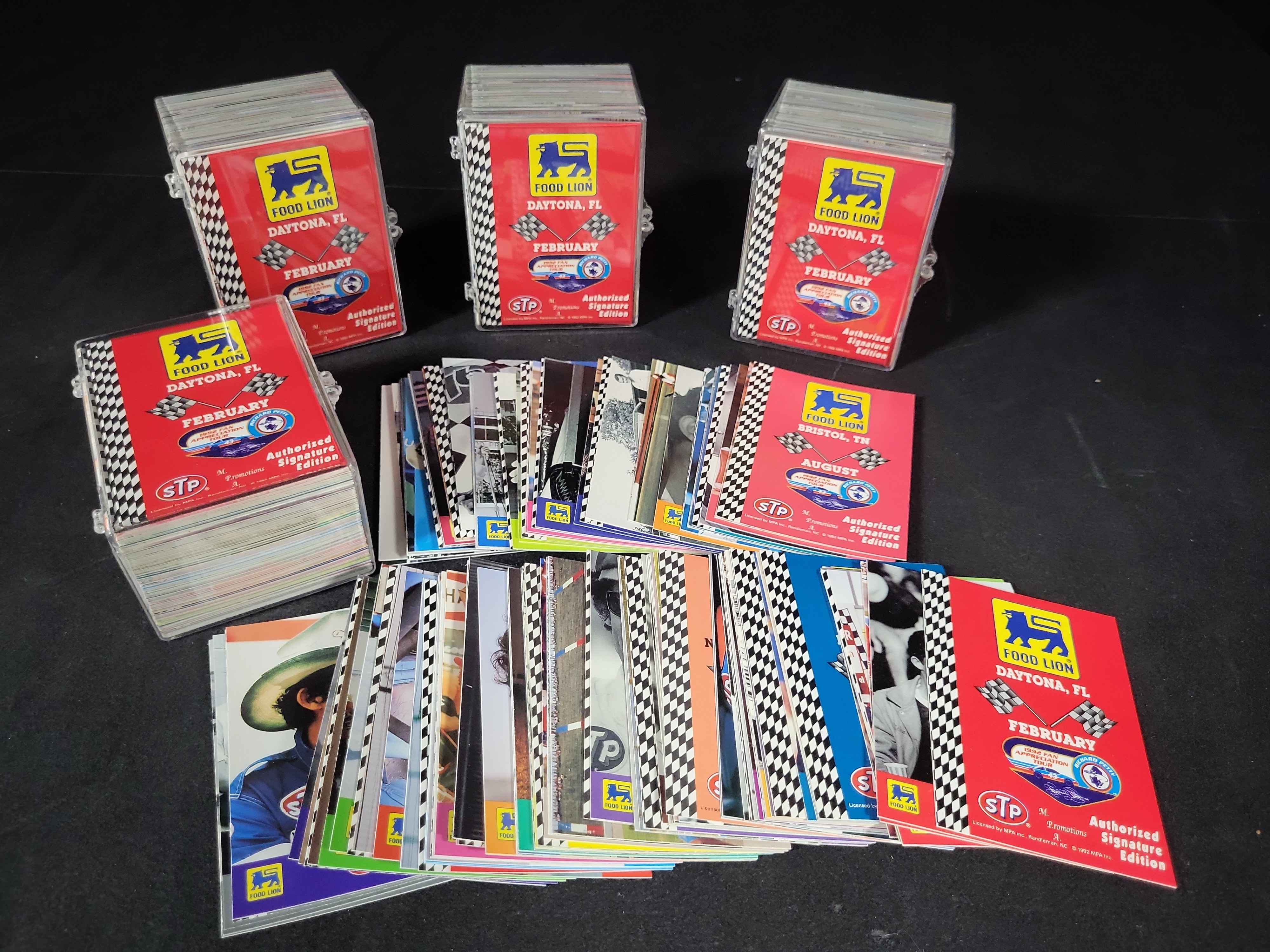 I03219 | A Collection of 1992 Food Lion and STP Richard Petty Fan Appreciation Tour Trading Cards