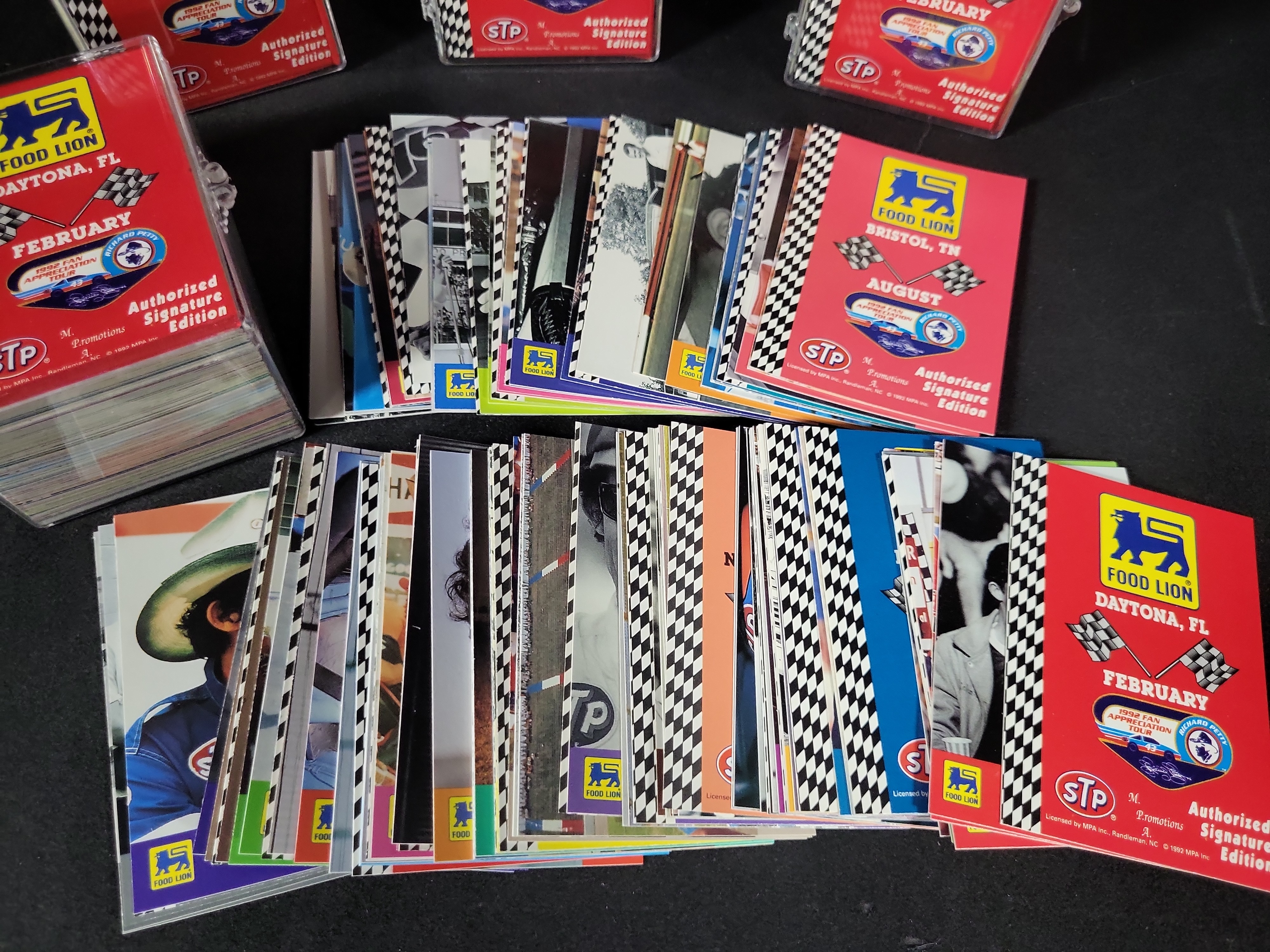 I03219 | A Collection of 1992 Food Lion and STP Richard Petty Fan Appreciation Tour Trading Cards