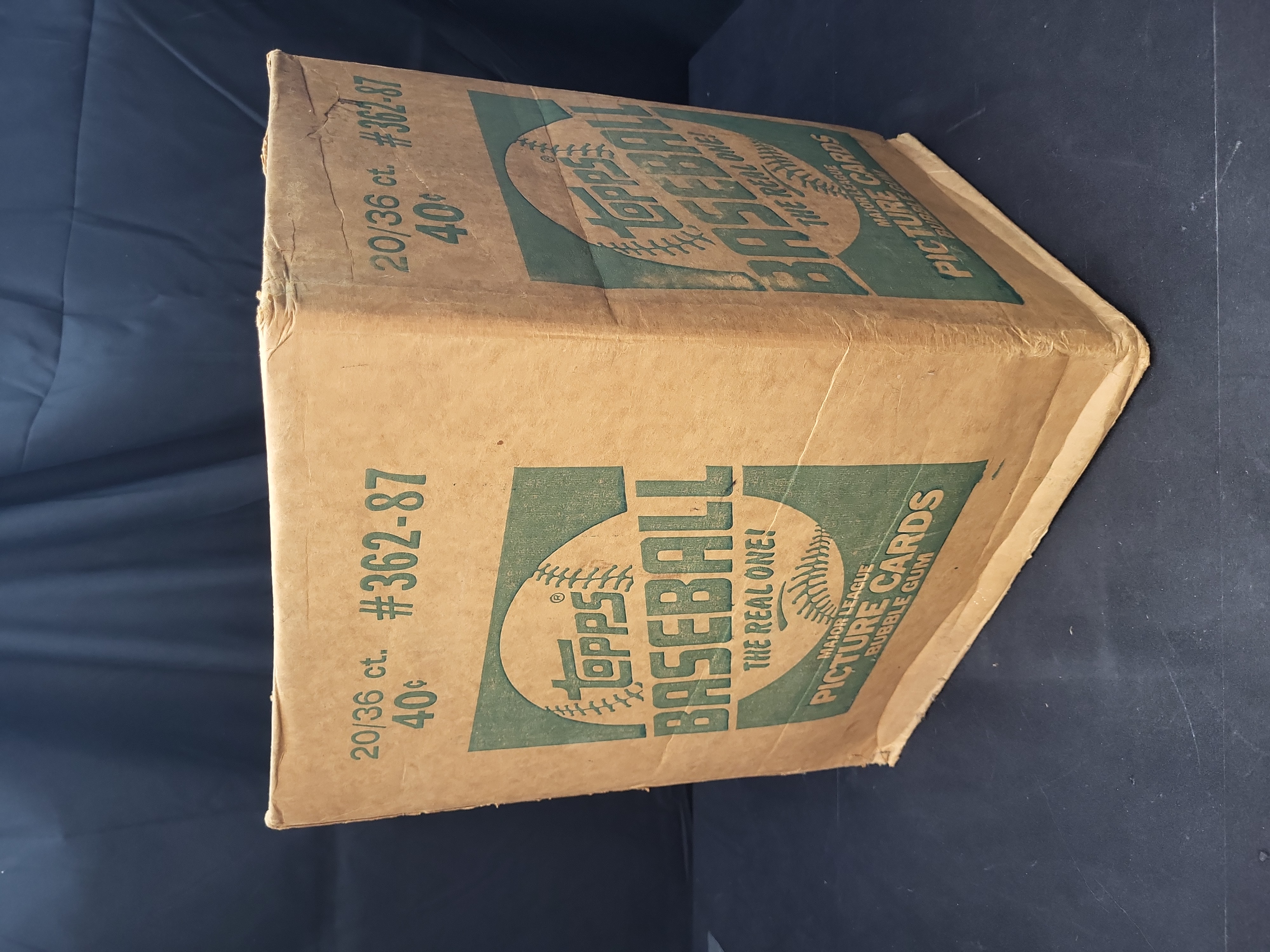 I03169 | Full 1987 Topps Baseball Wax Box Case Complete