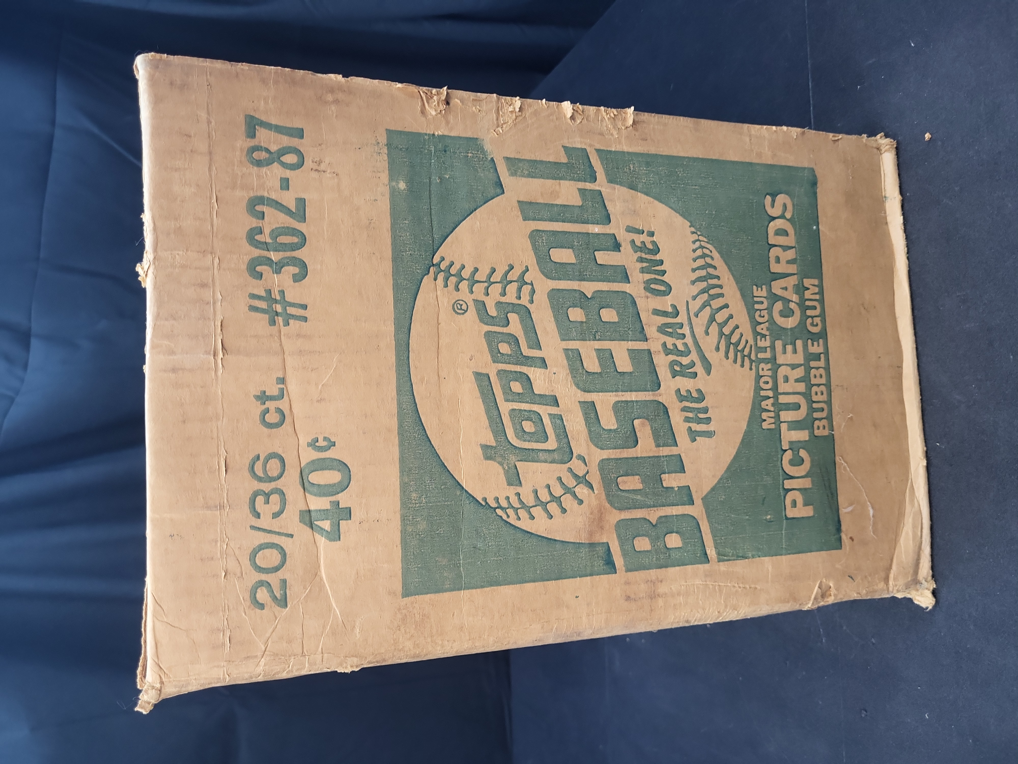I03169 | Full 1987 Topps Baseball Wax Box Case Complete