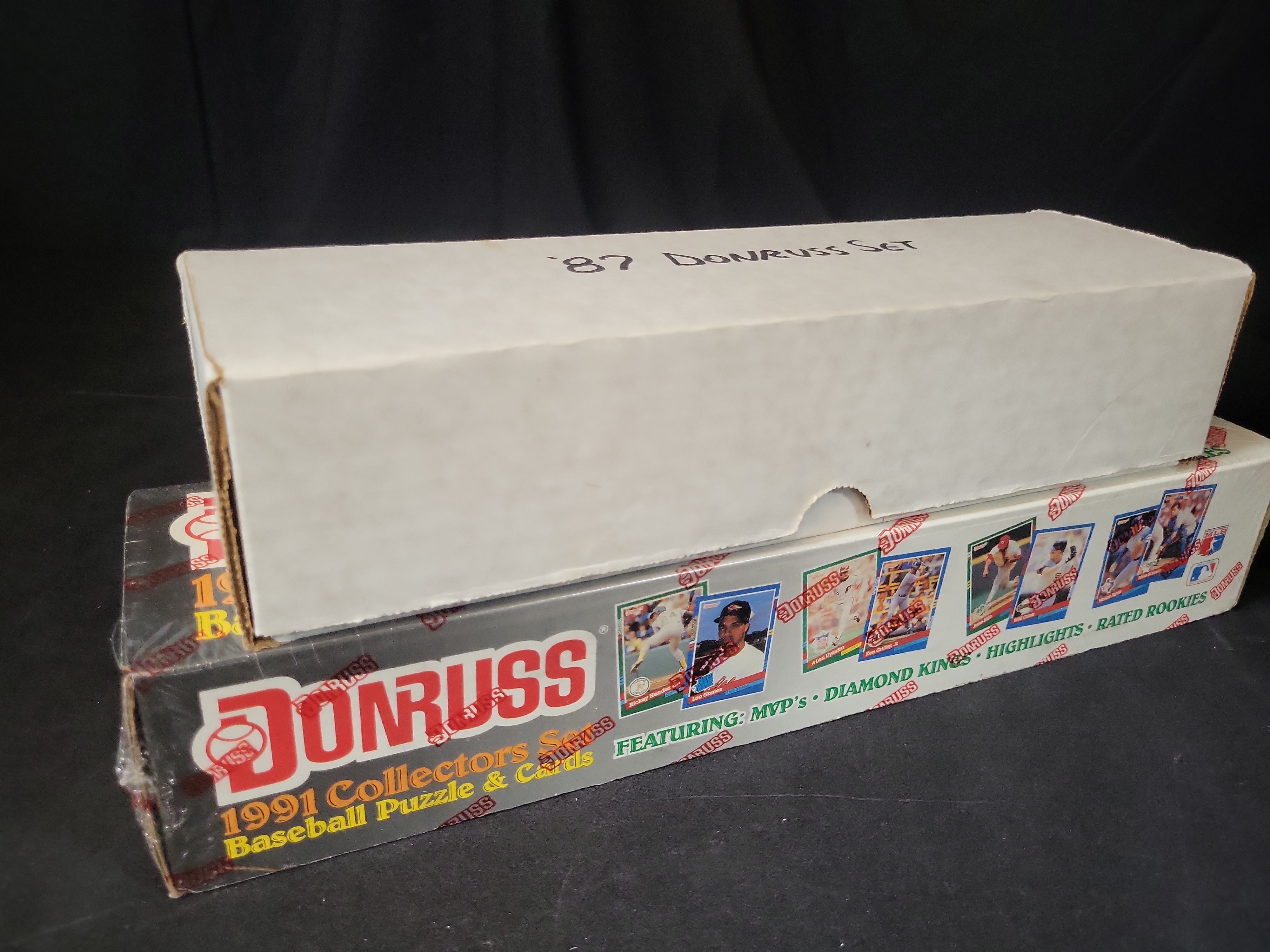 I03242 | Two Donruss Baseball Card Complete Sets, 1987 and 1991