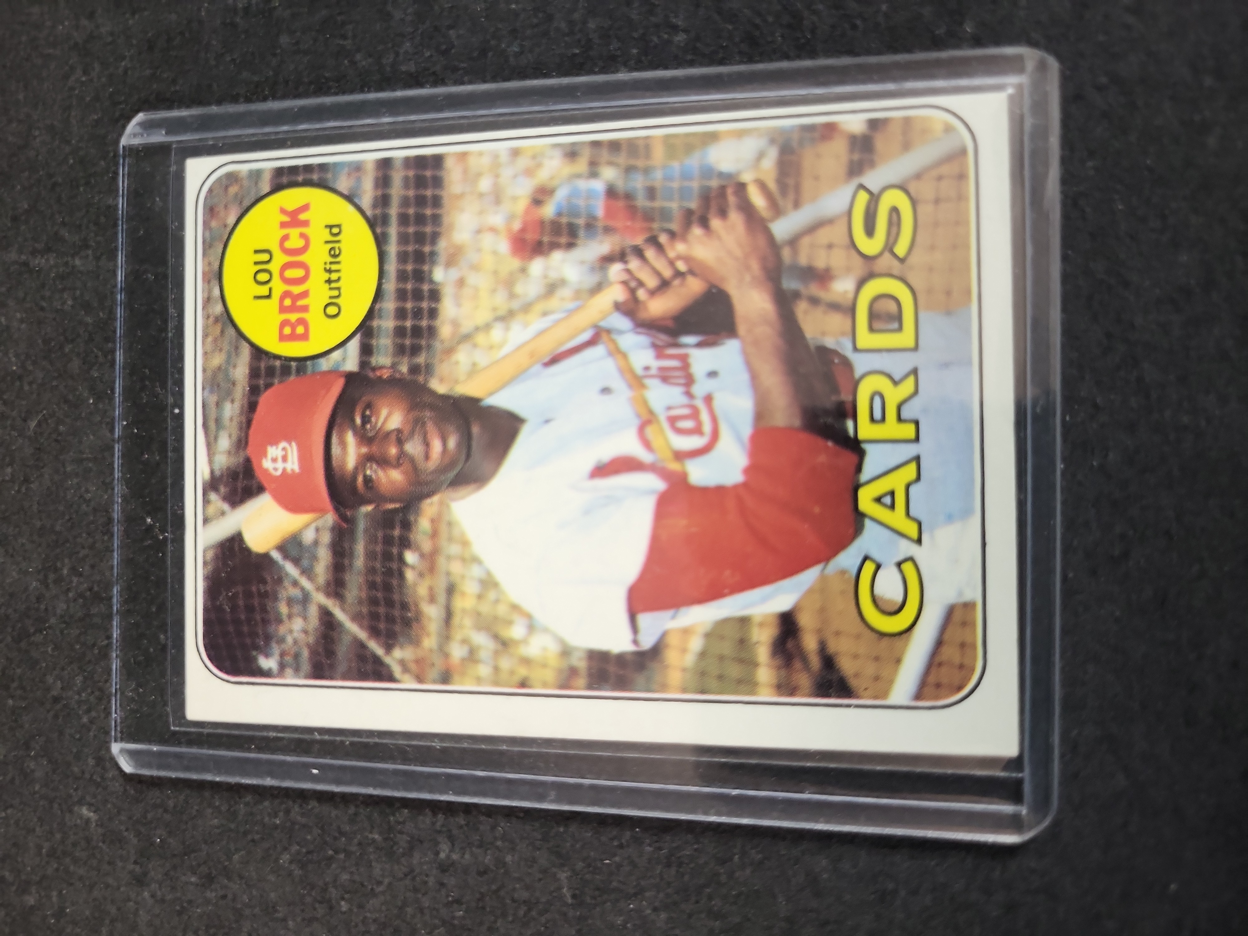 I03127 | 1969 Topps Lou Brock #85 Baseball Card St. Louis Cardinals