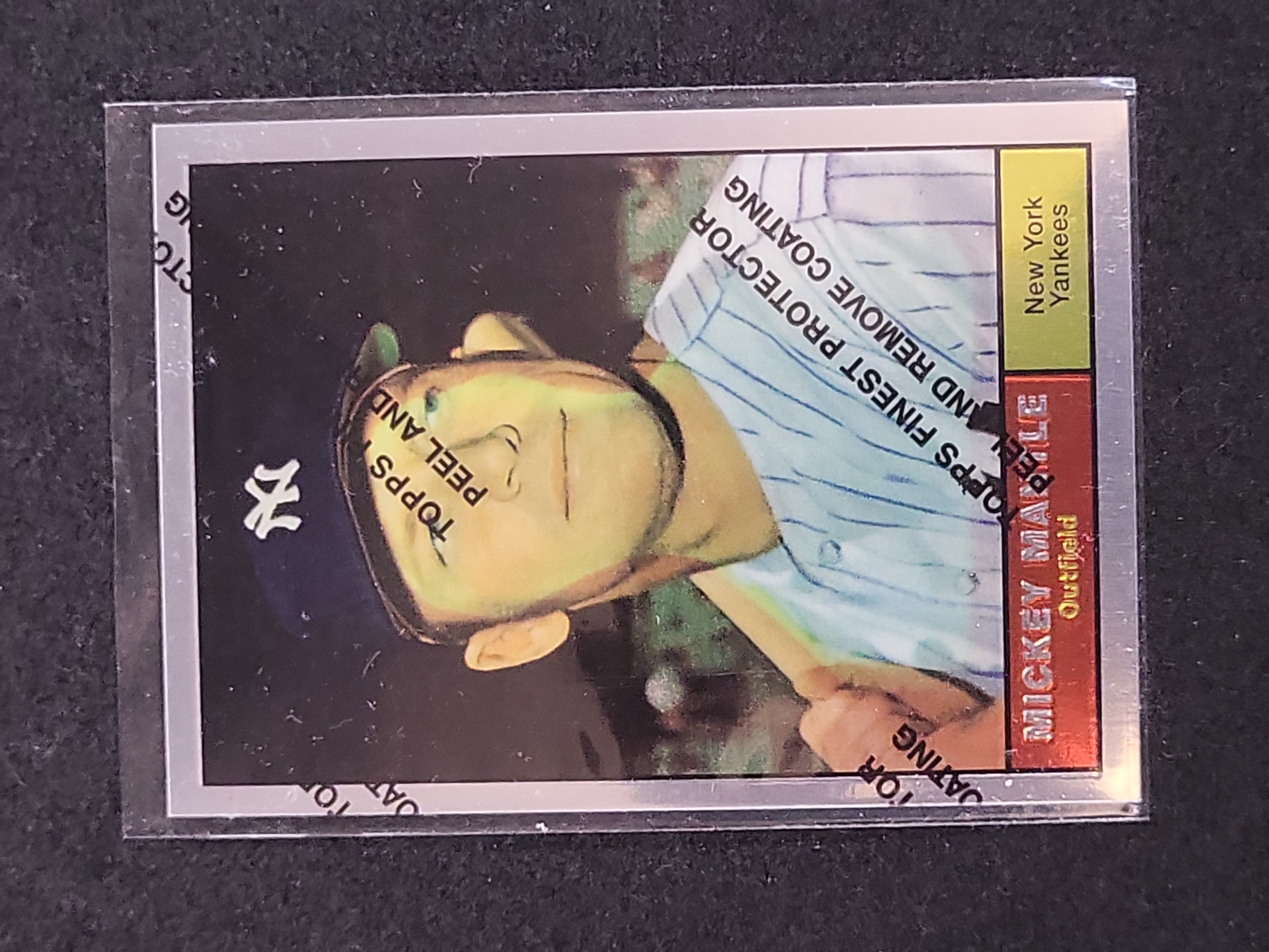 I03153 | 1996 Topps Finest Mickey Mantle Commemorative Set Trading Card Number 11 of 19