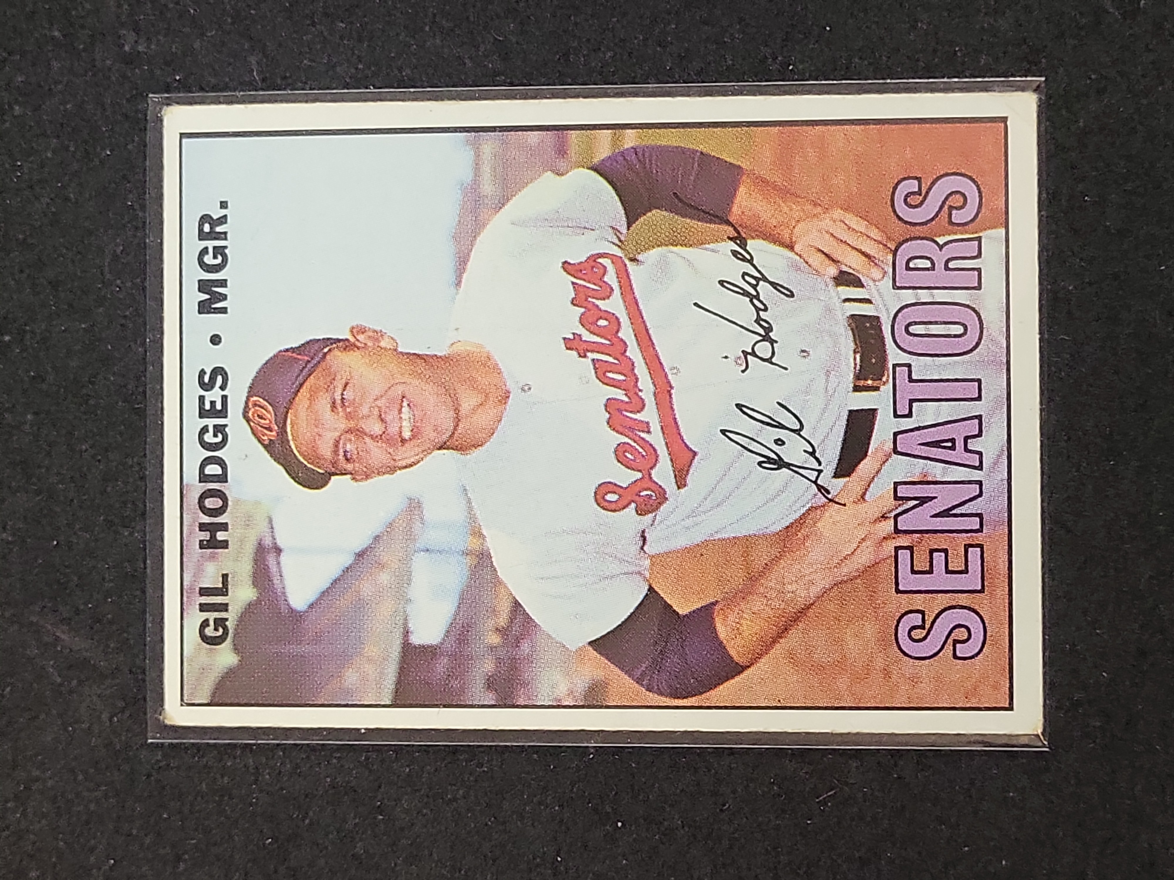 I03146 | 1967 Topps Baseball #228 Gil Hodges Washington Senators Manager Card