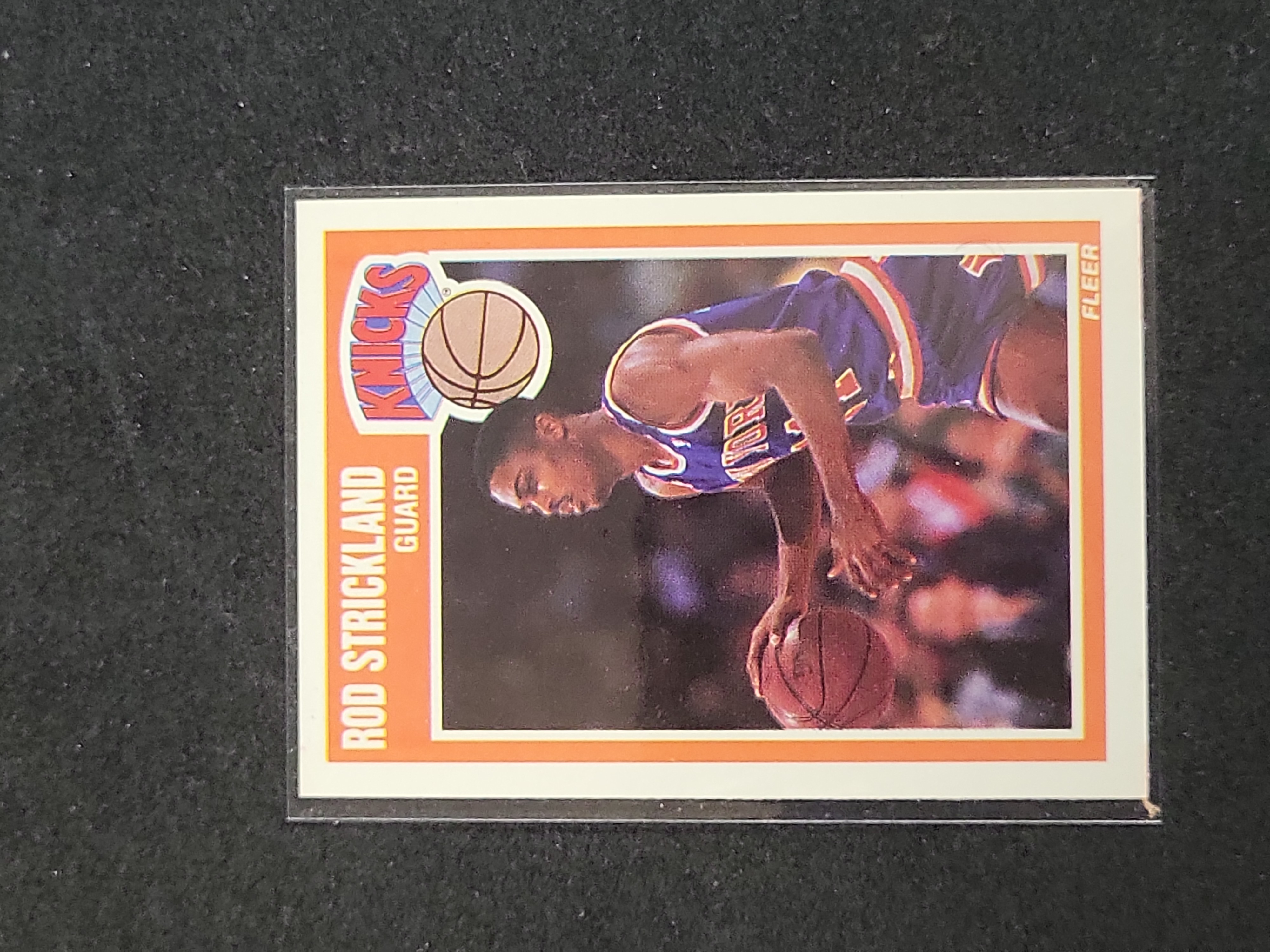 I03162 | 1989-90 Fleer Basketball Rod Strickland Rookie Card #104 New York Knicks