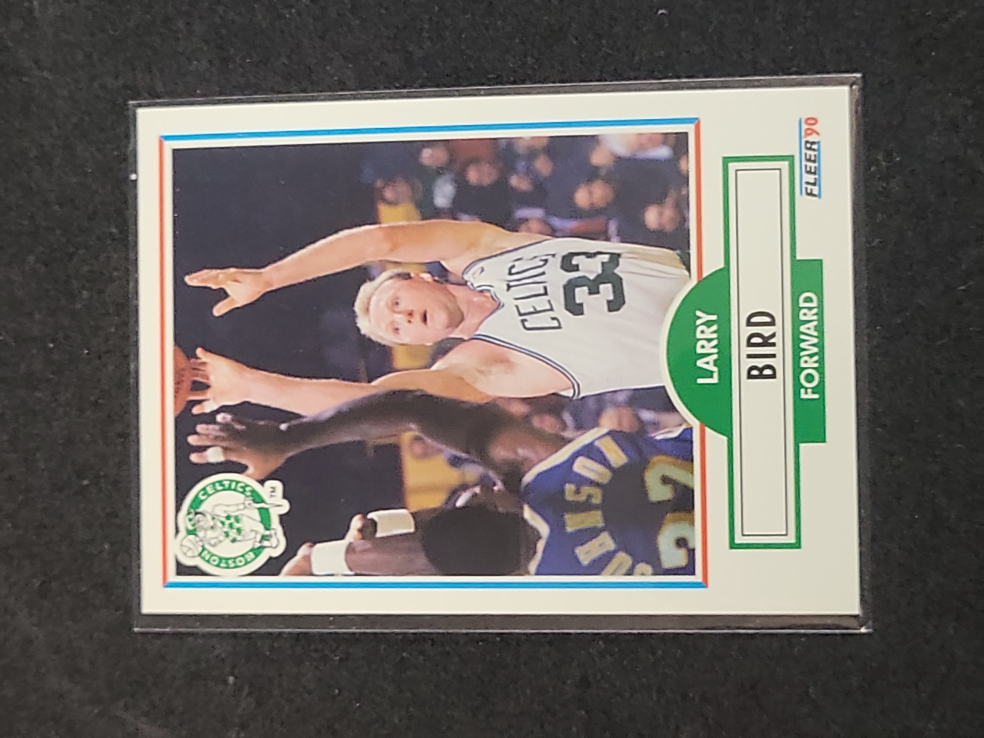 I03158 | 1990-91 Fleer Larry Bird Basketball Card No. 8